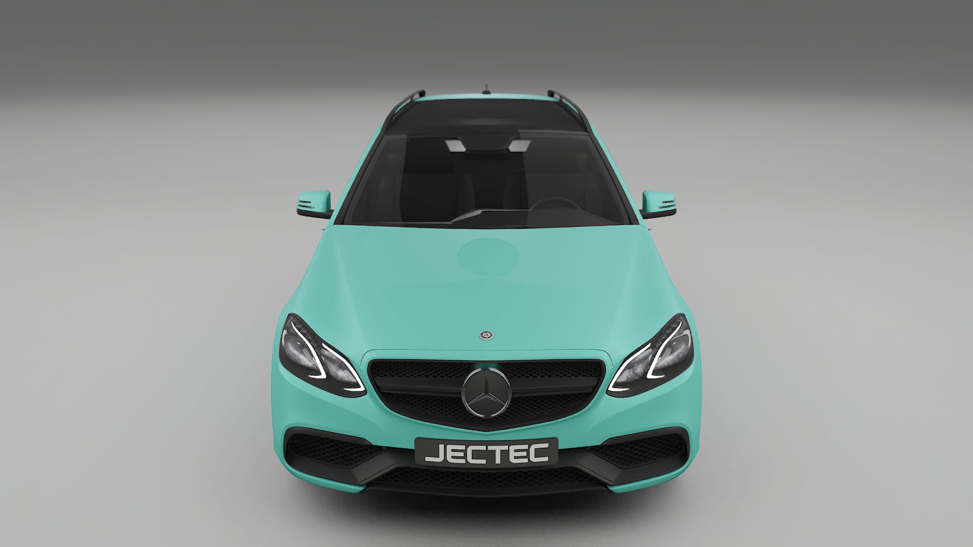 Mercedes E63 AMG Combi W212 facelift LCI TPU Lackskyddsfilm | FROST Färgskiftande PPF – Komplett Förskuret Kit