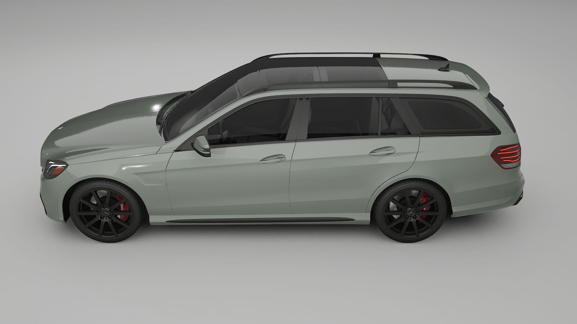 Mercedes E63 AMG Combi W212 facelift LCI TPU Lackskyddsfilm | SLATE Färgskiftande PPF – Komplett Förskuret Kit