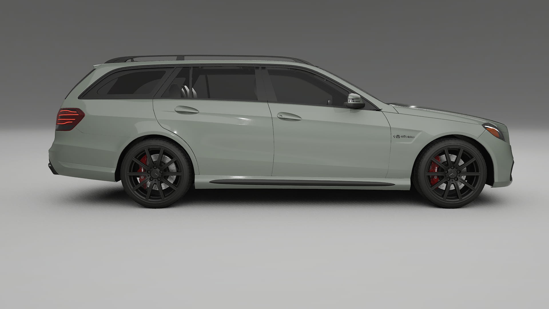 Mercedes E63 AMG Combi W212 facelift LCI TPU Lackskyddsfilm | SLATE Färgskiftande PPF – Komplett Förskuret Kit