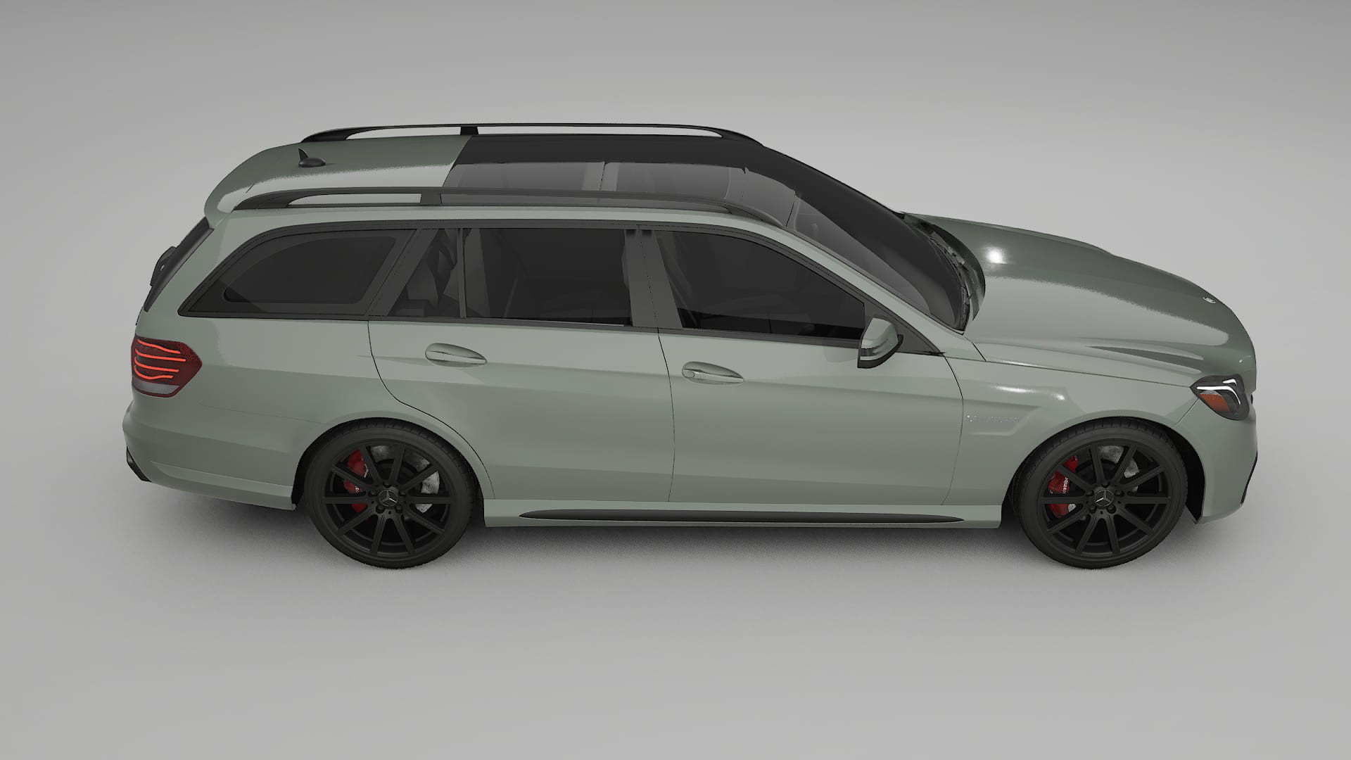 Mercedes E63 AMG Combi W212 facelift LCI TPU Lackskyddsfilm | SLATE Färgskiftande PPF – Komplett Förskuret Kit