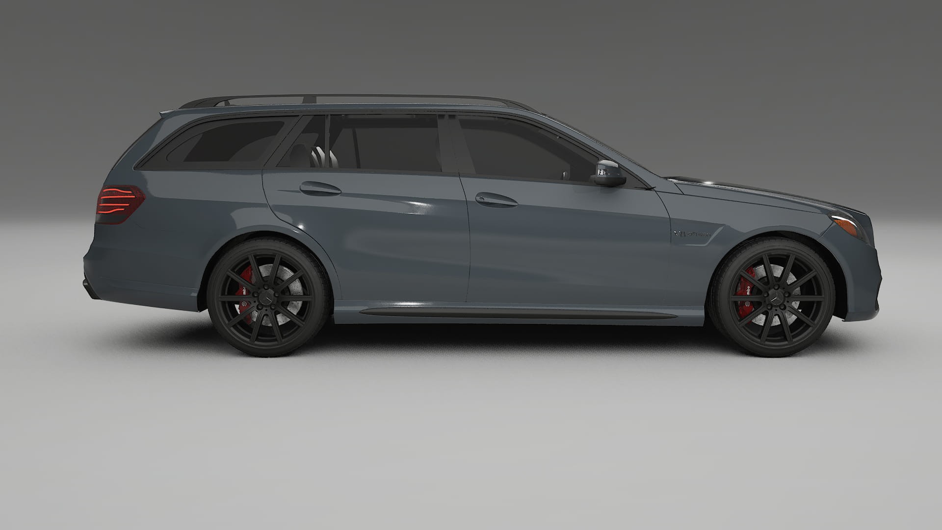 Mercedes E63 AMG Combi W212 facelift LCI TPU Lackskyddsfilm | GRANITE Färgskiftande PPF – Komplett Förskuret Kit