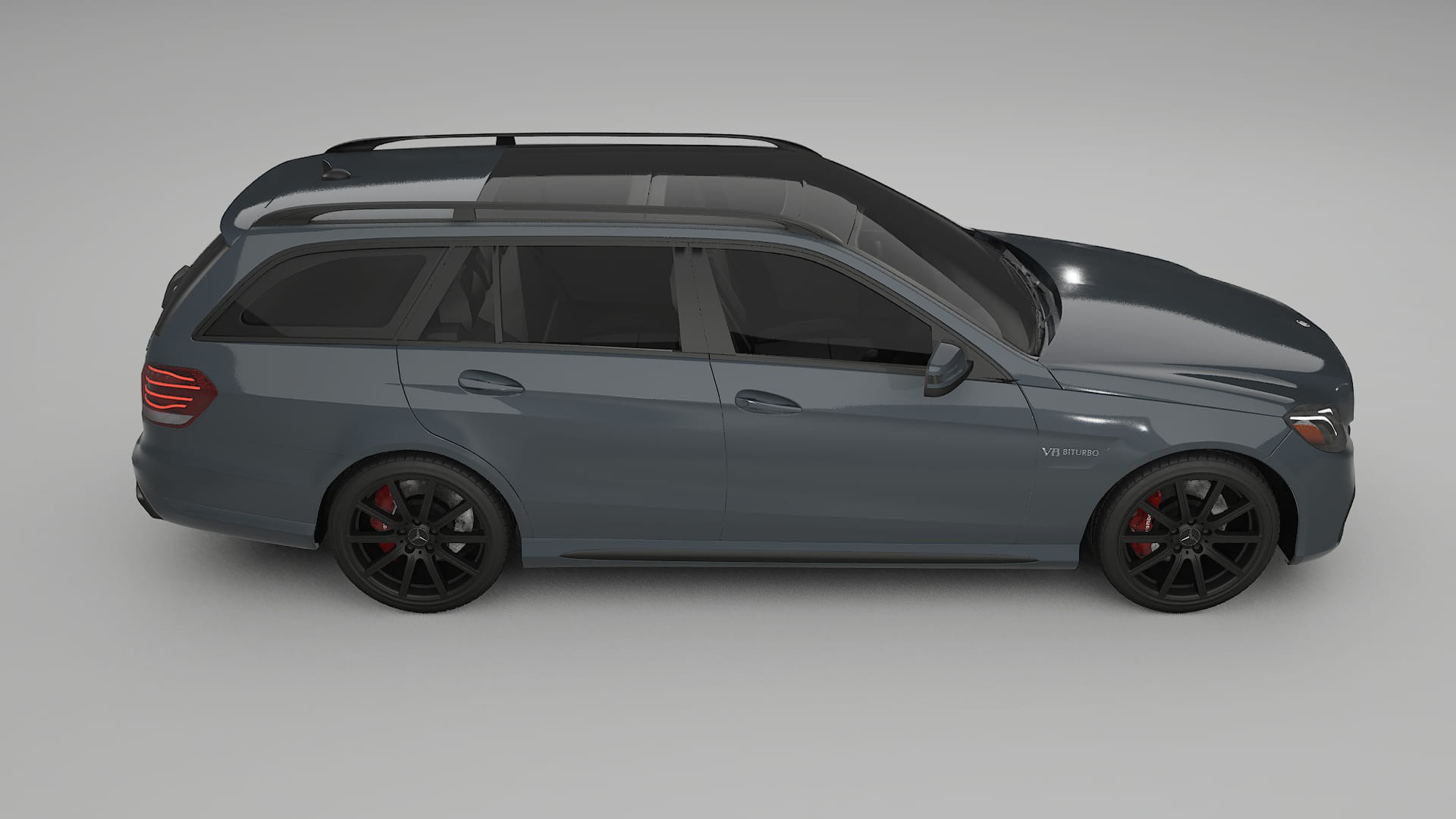 Mercedes E63 AMG Combi W212 facelift LCI TPU Lackskyddsfilm | GRANITE Färgskiftande PPF – Komplett Förskuret Kit