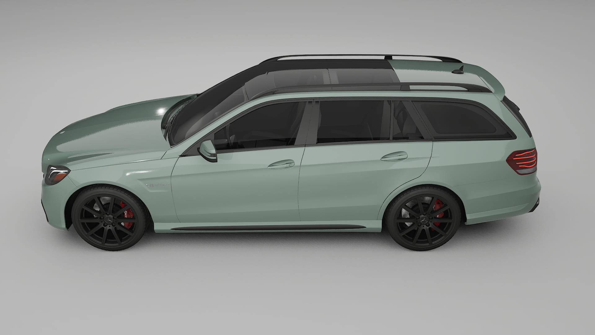 Mercedes E63 AMG Combi W212 facelift LCI TPU Lackskyddsfilm | CINDER Färgskiftande PPF – Komplett Förskuret Kit