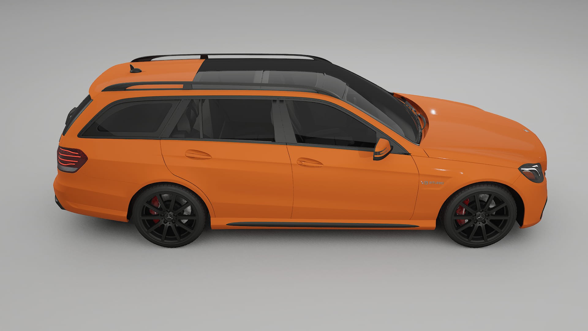 Mercedes E63 AMG Combi W212 facelift LCI TPU Lackskyddsfilm | ROCKET Färgskiftande PPF – Komplett Förskuret Kit