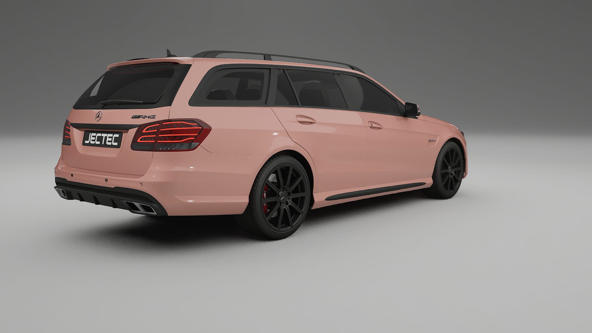 Mercedes E63 AMG Combi W212 facelift LCI TPU Lackskyddsfilm | BLUSH Färgskiftande PPF – Komplett Förskuret Kit