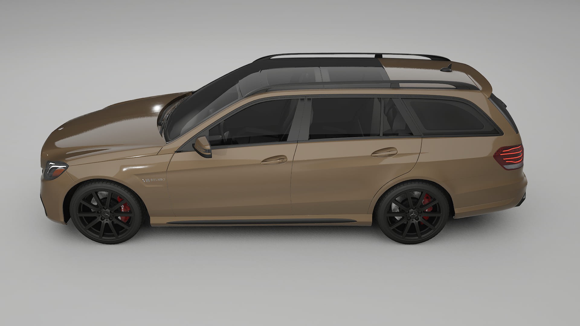 Mercedes E63 AMG Combi W212 facelift LCI TPU Lackskyddsfilm | SAHARA Färgskiftande PPF – Komplett Förskuret Kit