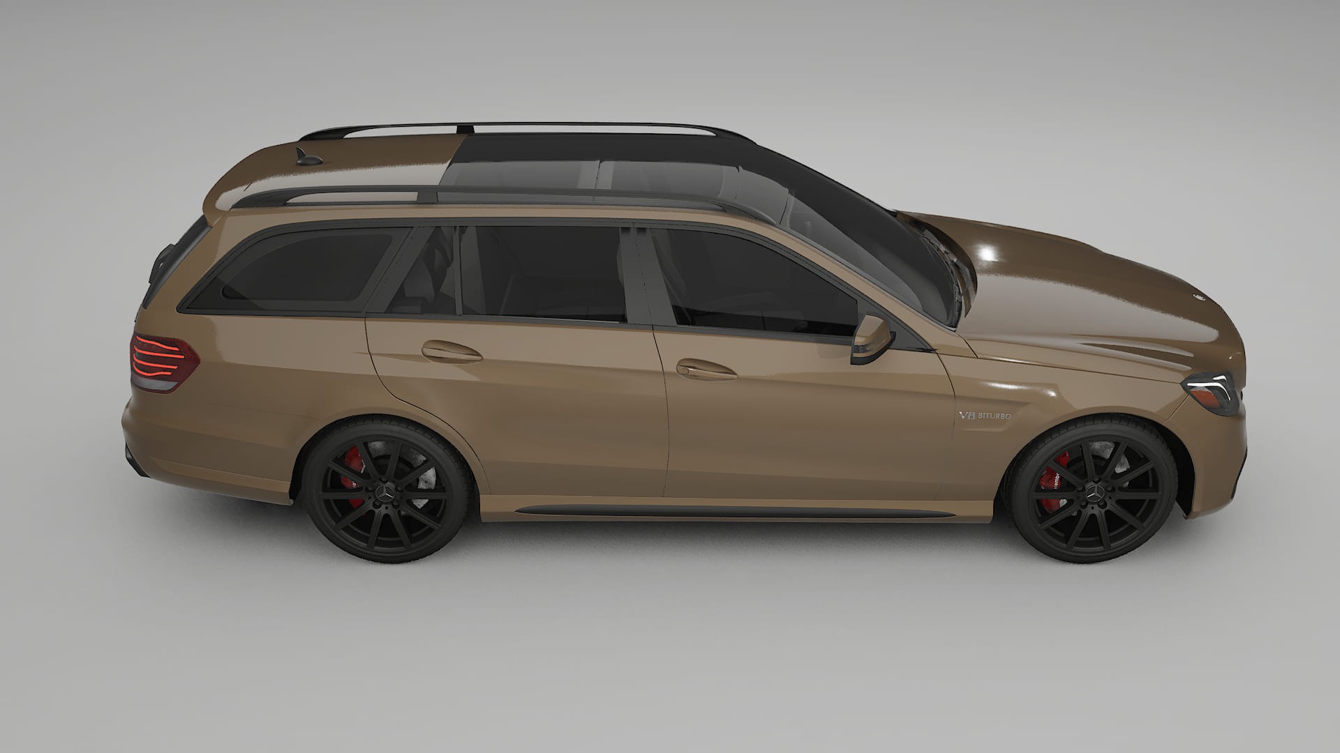 Mercedes E63 AMG Combi W212 facelift LCI TPU Lackskyddsfilm | SAHARA Färgskiftande PPF – Komplett Förskuret Kit