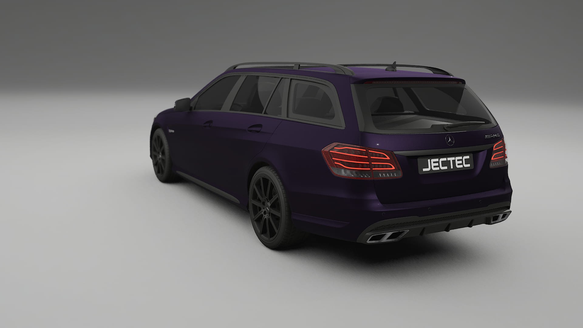 Mercedes E63 AMG Combi W212 facelift LCI TPU Lackskyddsfilm | VIOLET Färgskiftande PPF – Komplett Förskuret Kit