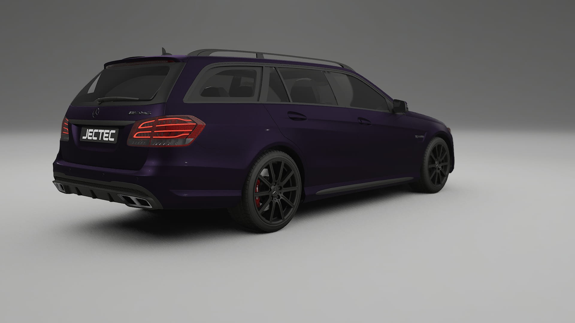 Mercedes E63 AMG Combi W212 facelift LCI TPU Lackskyddsfilm | VIOLET Färgskiftande PPF – Komplett Förskuret Kit
