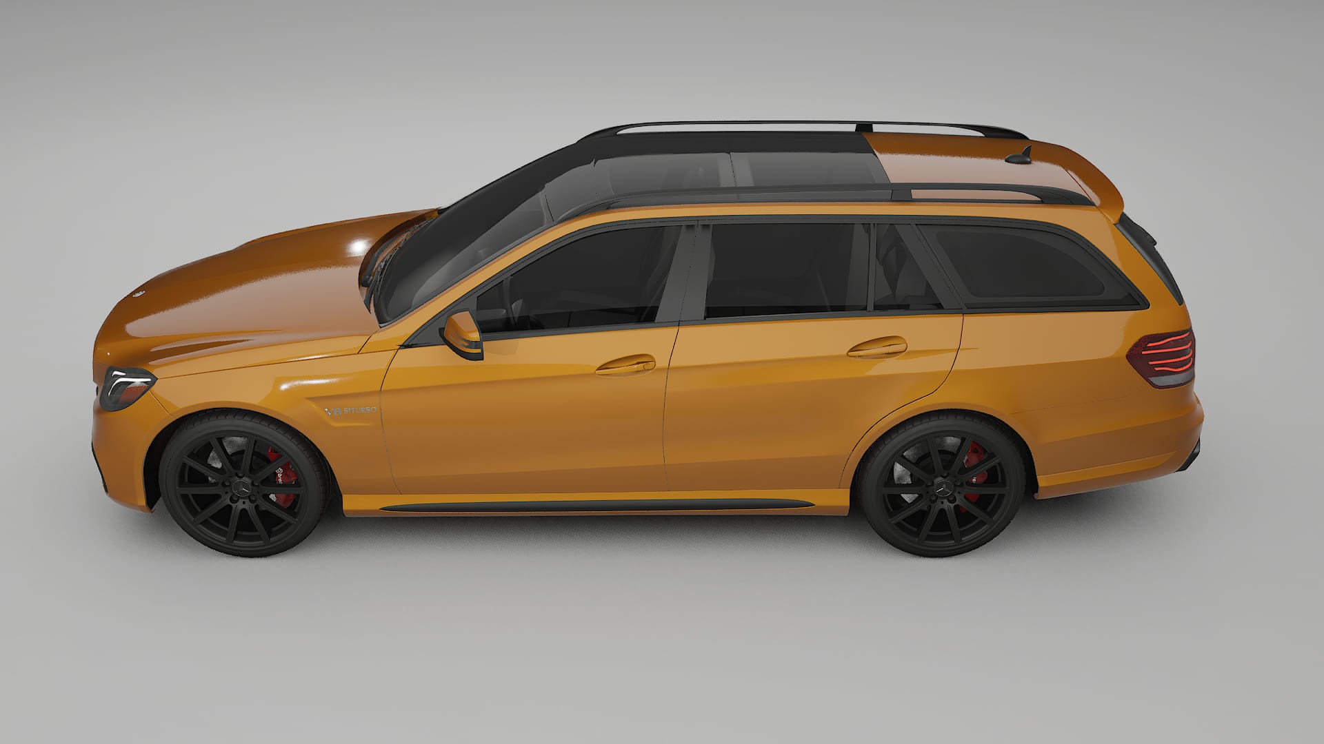 Mercedes E63 AMG Combi W212 facelift LCI TPU Lackskyddsfilm | DAISY Färgskiftande PPF – Komplett Förskuret Kit