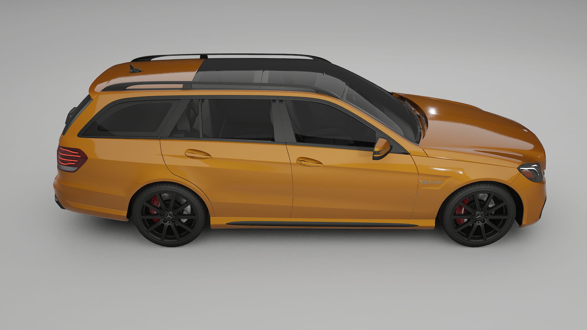 Mercedes E63 AMG Combi W212 facelift LCI TPU Lackskyddsfilm | DAISY Färgskiftande PPF – Komplett Förskuret Kit