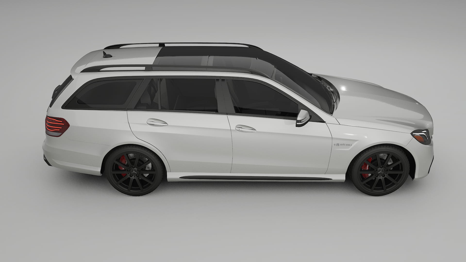 Mercedes E63 AMG Combi W212 facelift LCI TPU Lackskyddsfilm | PEARL Färgskiftande PPF – Komplett Förskuret Kit