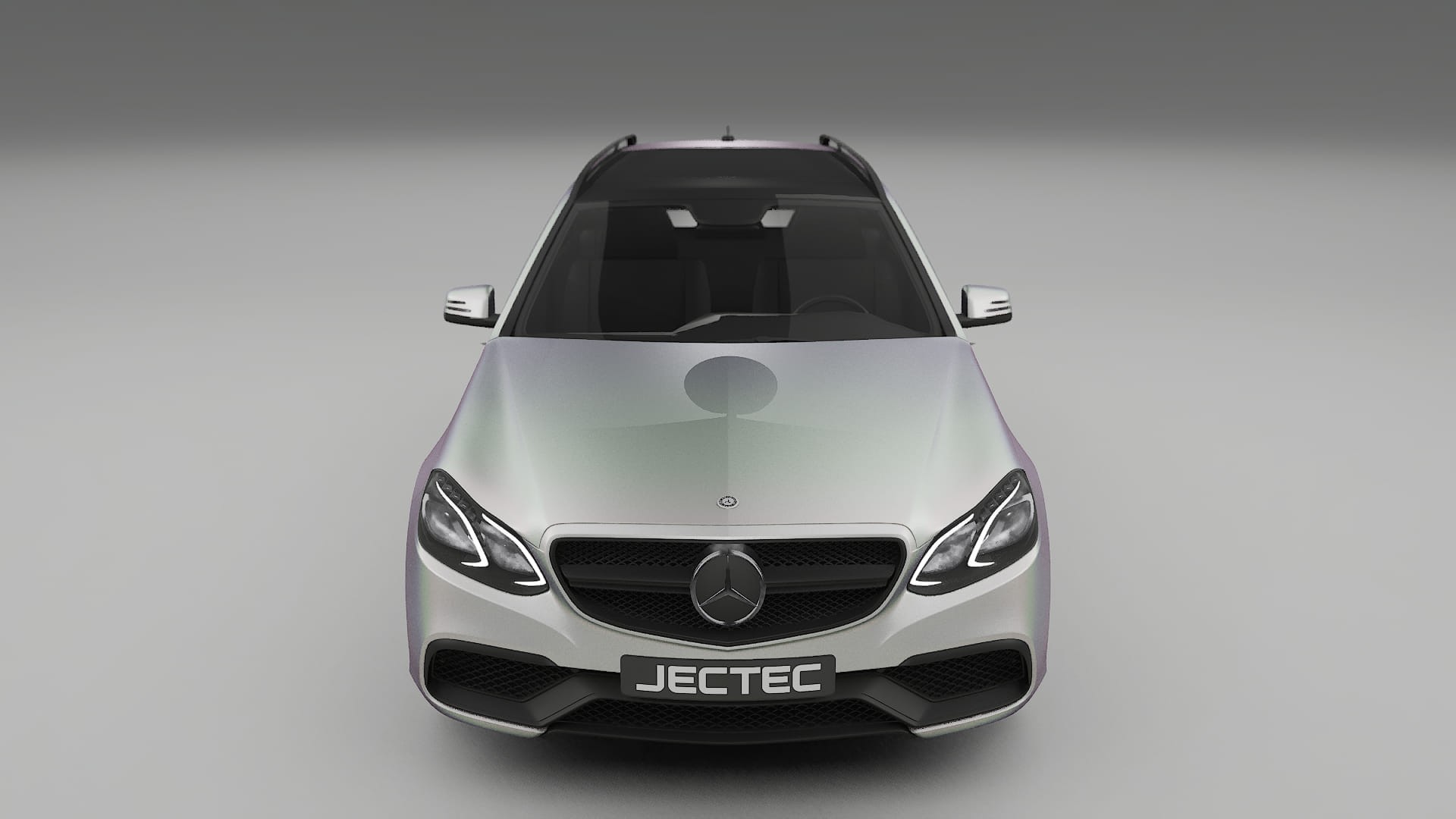 Mercedes E63 AMG Combi W212 facelift LCI TPU Lackskyddsfilm | NEBULA Färgskiftande PPF – Komplett Förskuret Kit