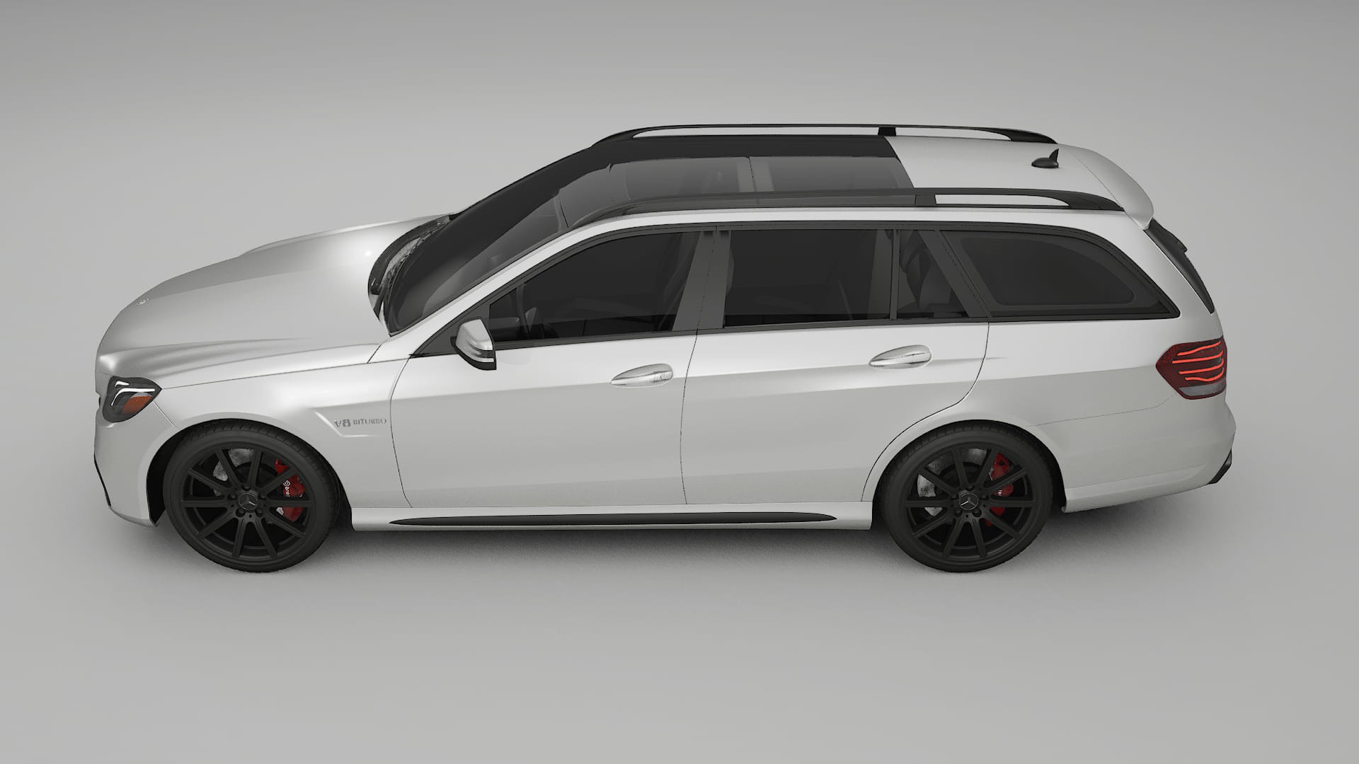 Mercedes E63 AMG Combi W212 facelift LCI TPU Lackskyddsfilm | OPAL Färgskiftande PPF – Komplett Förskuret Kit