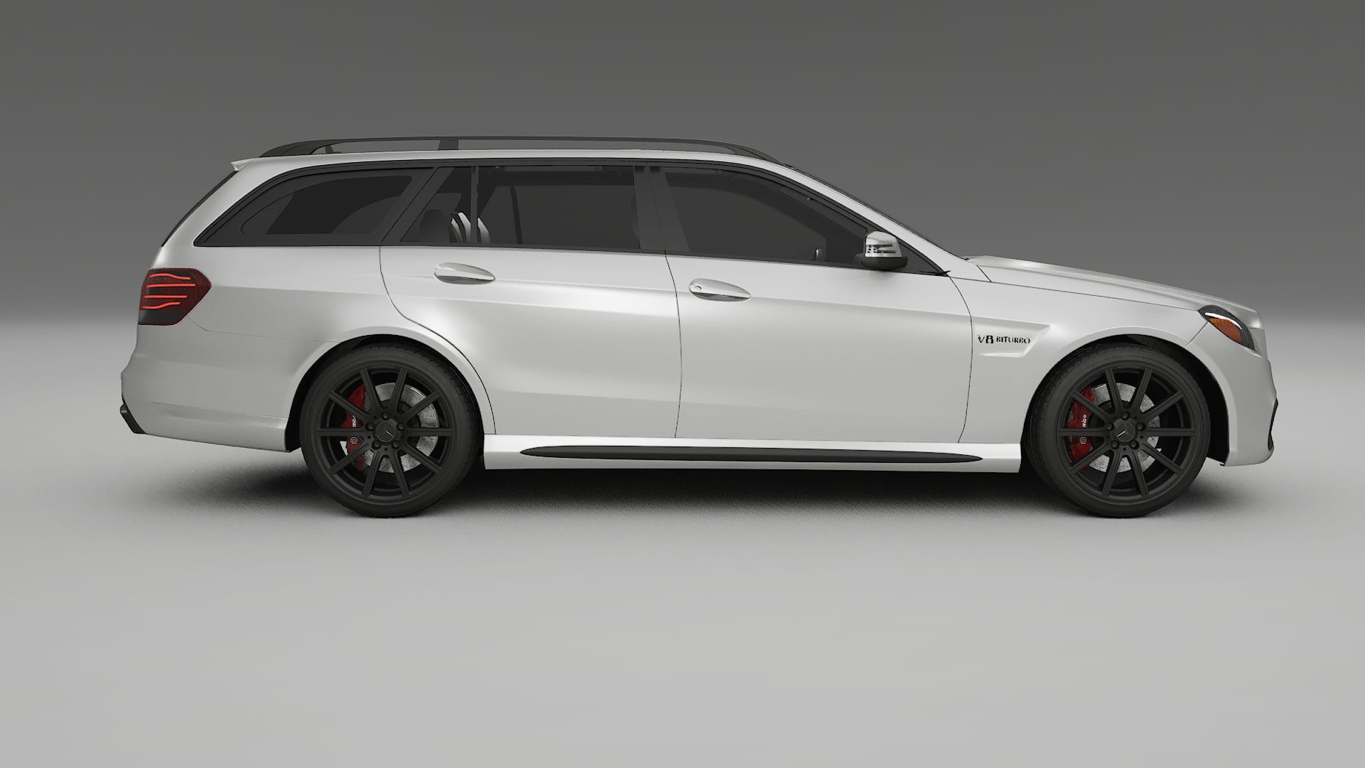 Mercedes E63 AMG Combi W212 facelift LCI TPU Lackskyddsfilm | OPAL Färgskiftande PPF – Komplett Förskuret Kit