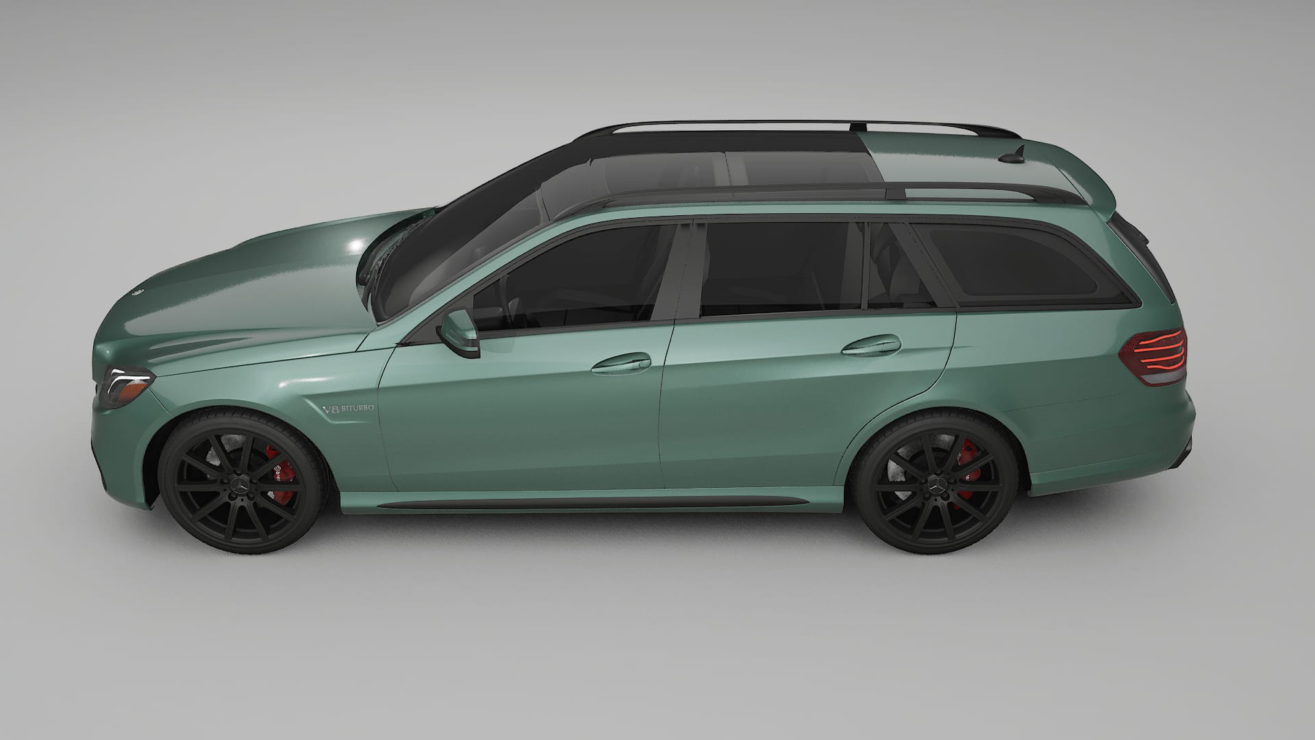 Mercedes E63 AMG Combi W212 facelift LCI TPU Lackskyddsfilm | EVERGREEN Färgskiftande PPF – Komplett Förskuret Kit