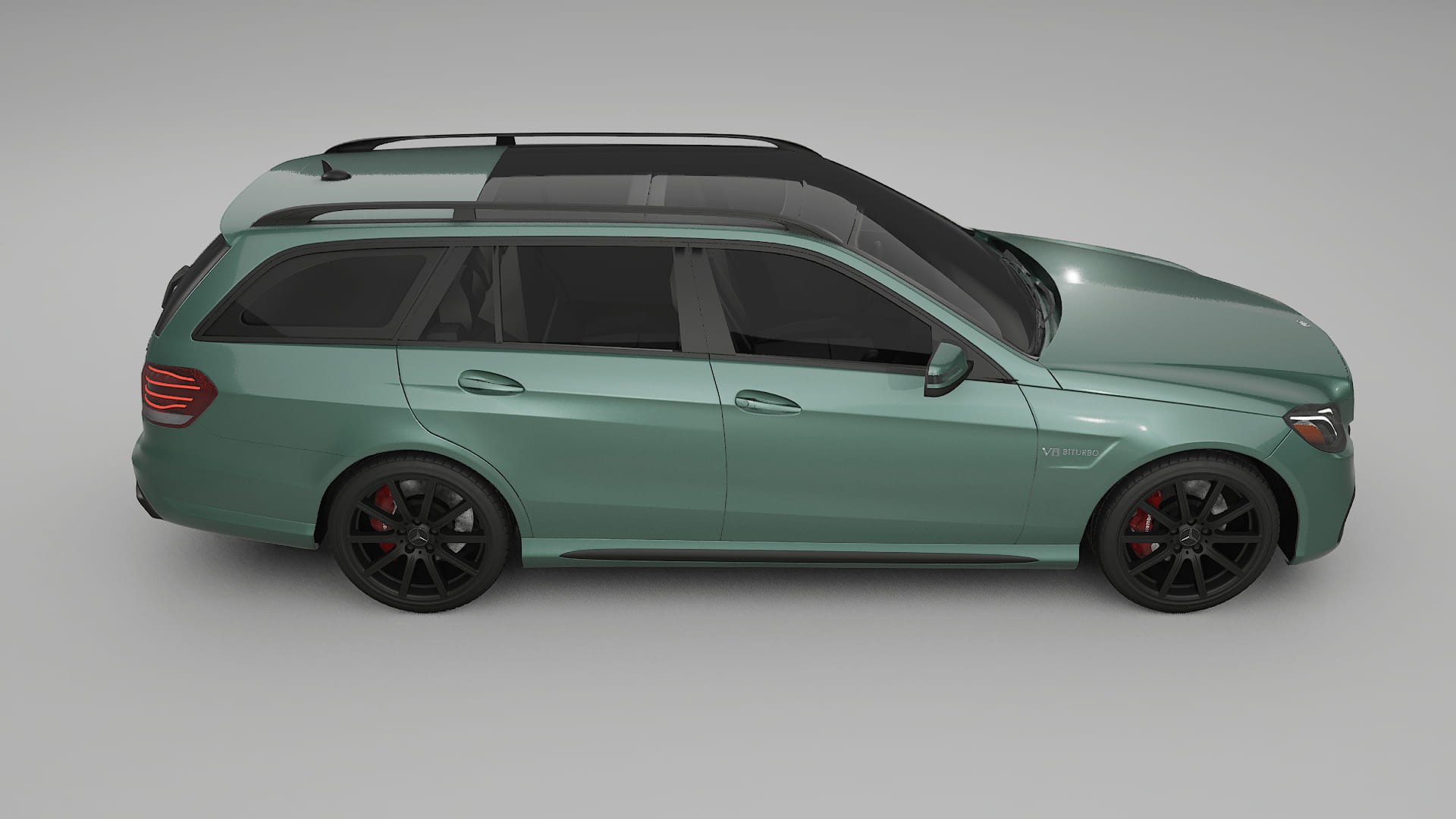 Mercedes E63 AMG Combi W212 facelift LCI TPU Lackskyddsfilm | EVERGREEN Färgskiftande PPF – Komplett Förskuret Kit