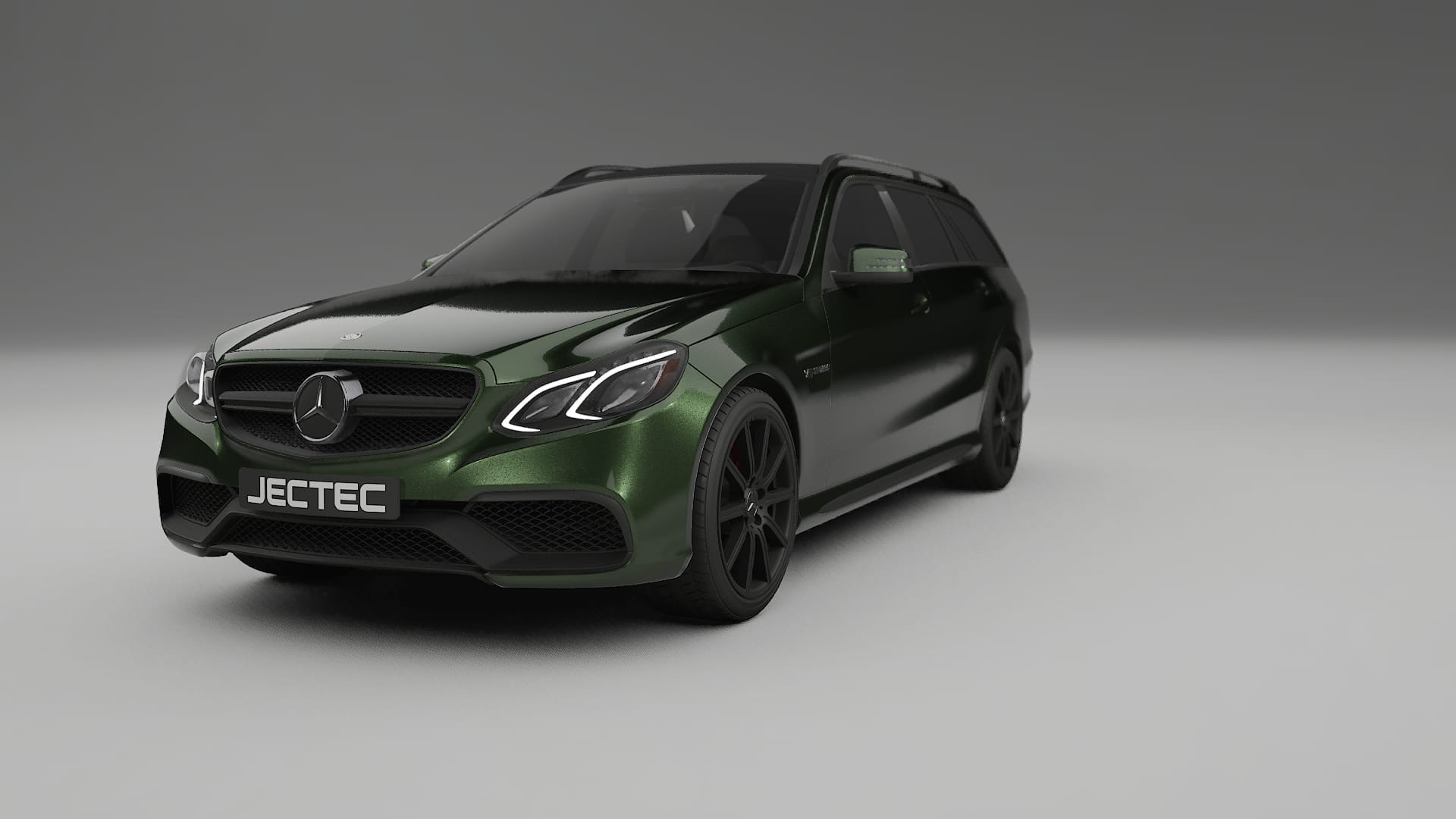 Mercedes E63 AMG Combi W212 facelift LCI TPU Lackskyddsfilm | LAGOON Färgskiftande PPF – Komplett Förskuret Kit