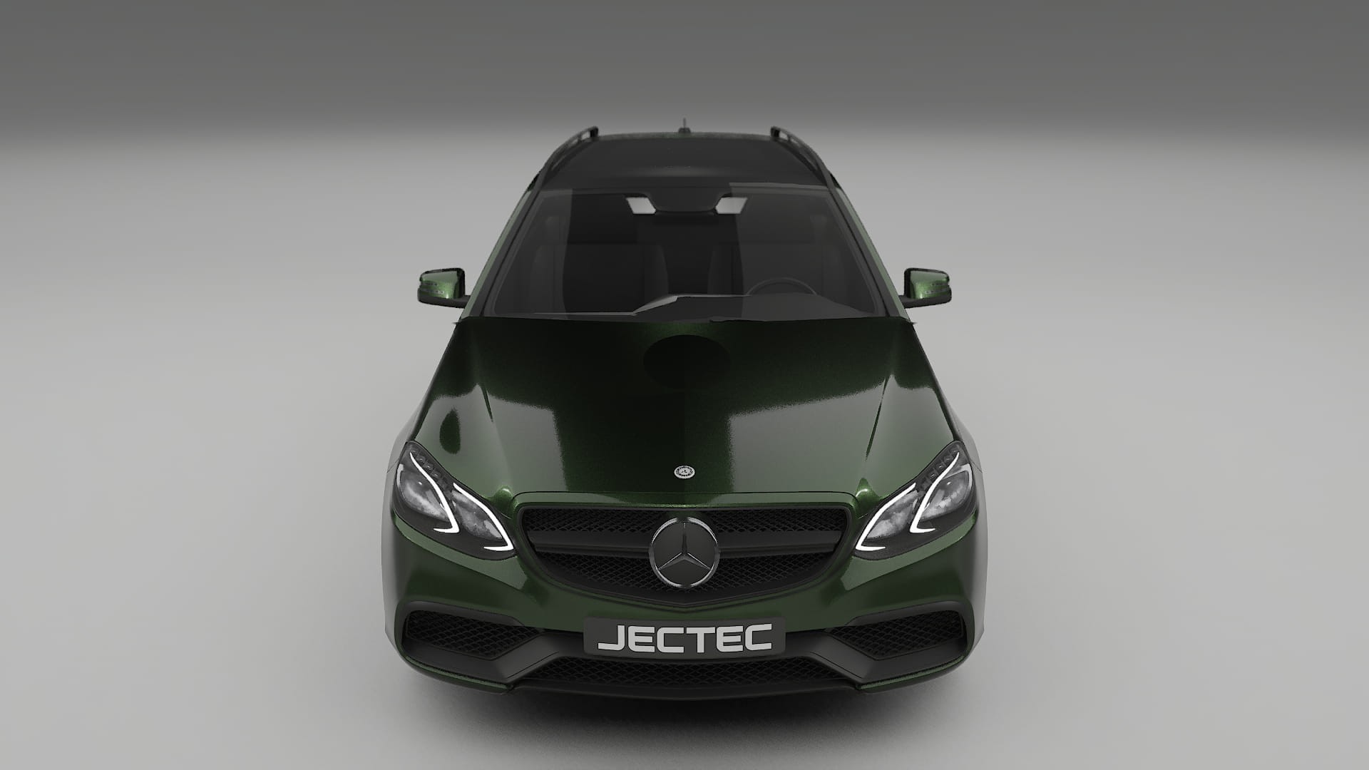 Mercedes E63 AMG Combi W212 facelift LCI TPU Lackskyddsfilm | LAGOON Färgskiftande PPF – Komplett Förskuret Kit