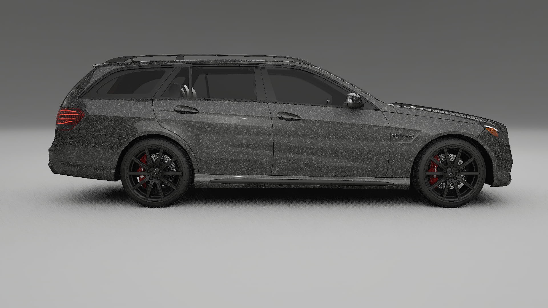 Mercedes E63 AMG Combi W212 facelift LCI TPU Lackskyddsfilm | FORGED S Färgskiftande PPF – Komplett Förskuret Kit