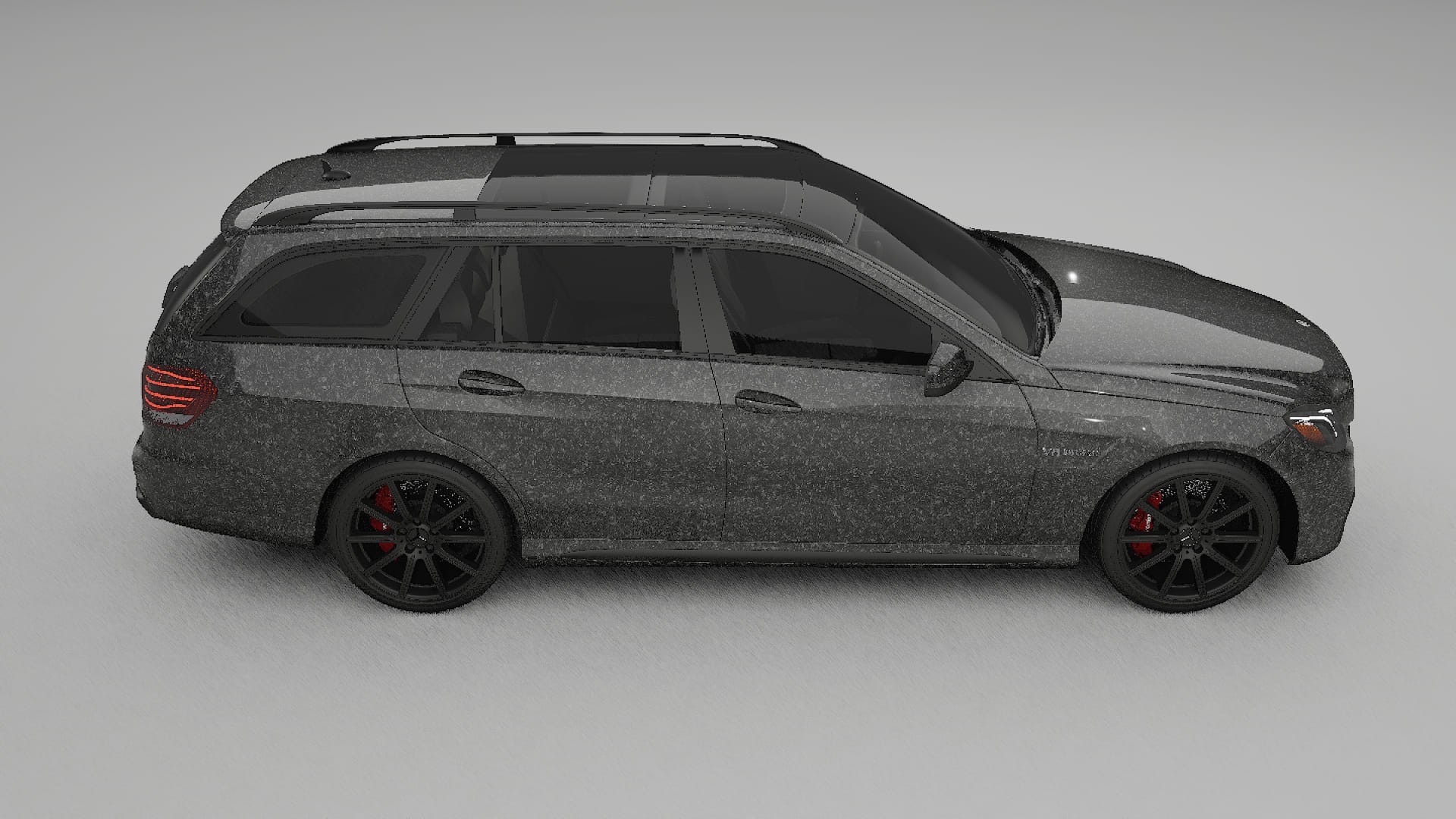 Mercedes E63 AMG Combi W212 facelift LCI TPU Lackskyddsfilm | FORGED S Färgskiftande PPF – Komplett Förskuret Kit