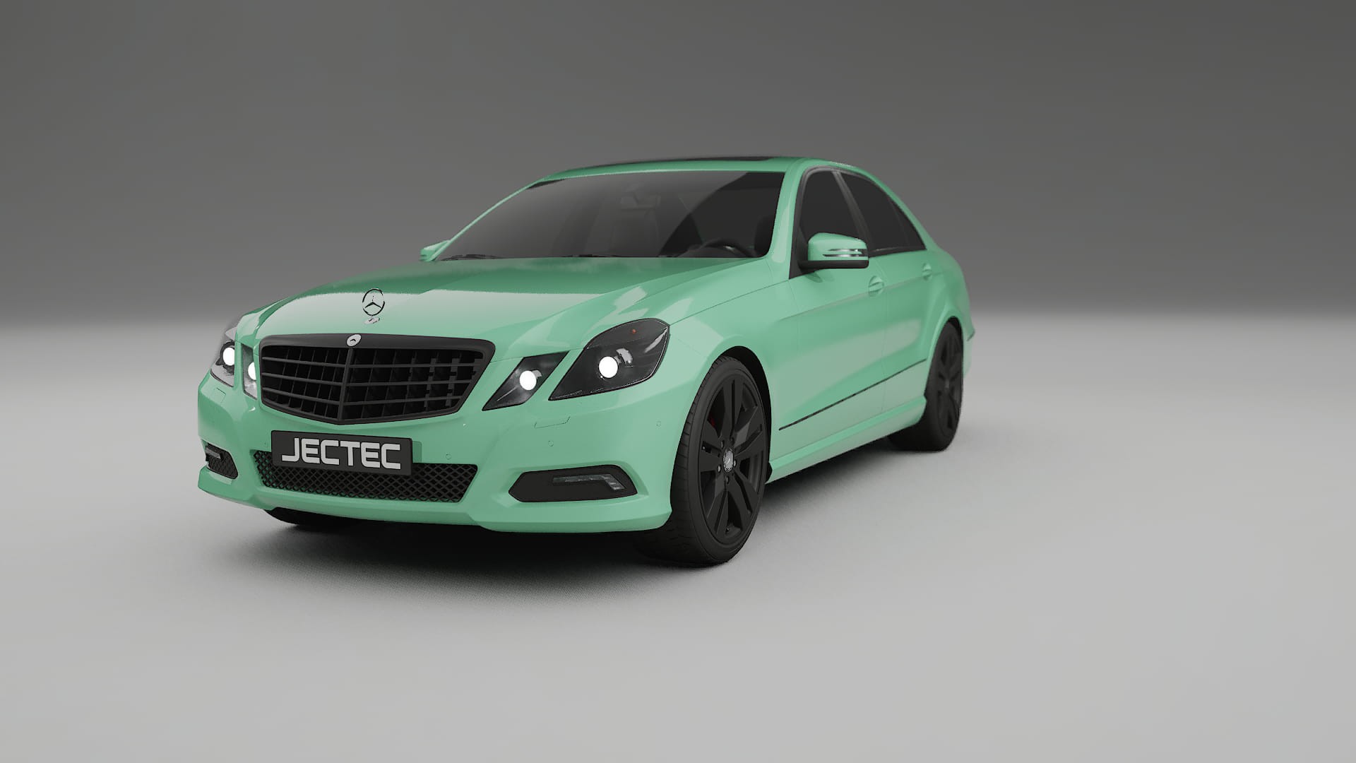 Mercedes E Class Sedan W212 Prefacelift pre LCI TPU Lackskyddsfilm | DUSTY Färgskiftande PPF – Komplett Förskuret Kit