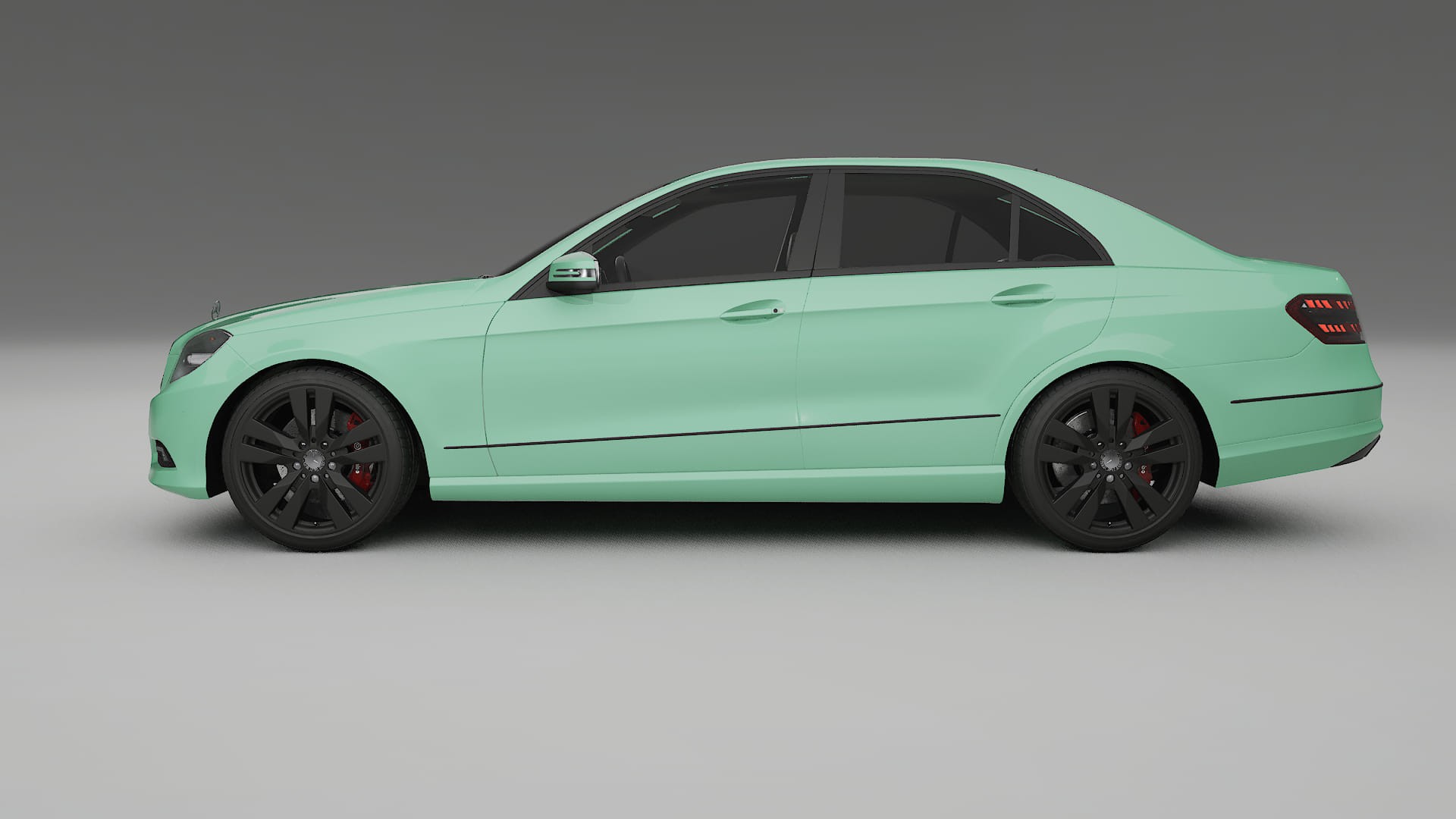 Mercedes E Class Sedan W212 Prefacelift pre LCI TPU Lackskyddsfilm | DUSTY Färgskiftande PPF – Komplett Förskuret Kit