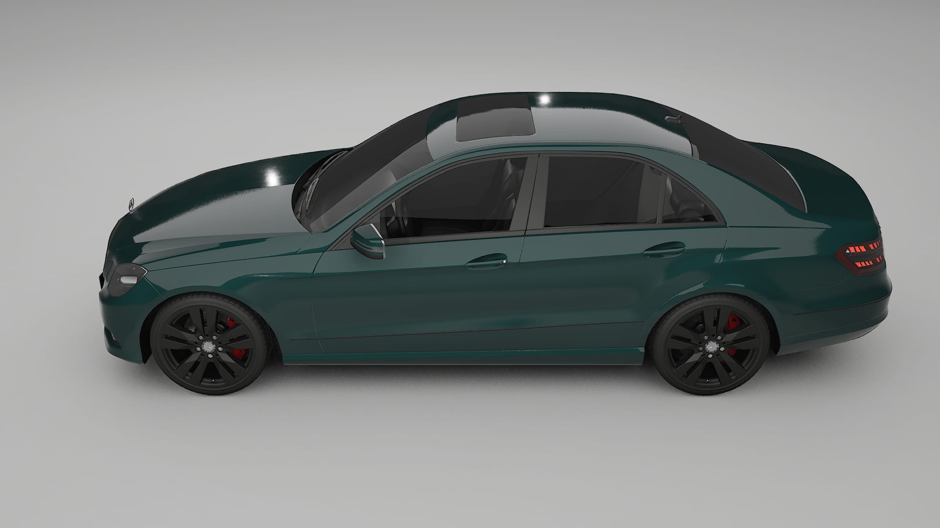 Mercedes E Class Sedan W212 Prefacelift pre LCI TPU Lackskyddsfilm | INFERNO Färgskiftande PPF – Komplett Förskuret Kit