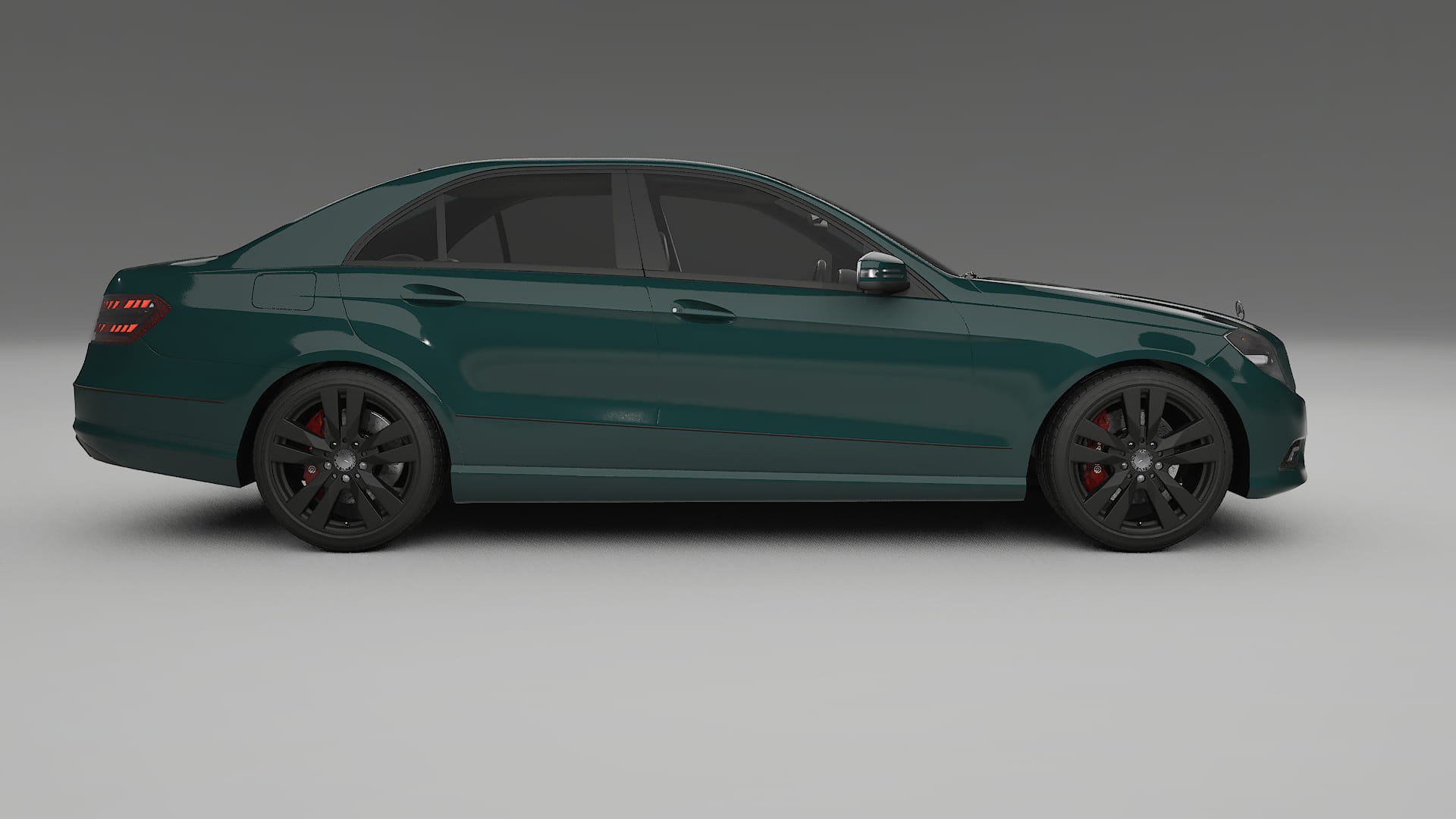 Mercedes E Class Sedan W212 Prefacelift pre LCI TPU Lackskyddsfilm | INFERNO Färgskiftande PPF – Komplett Förskuret Kit