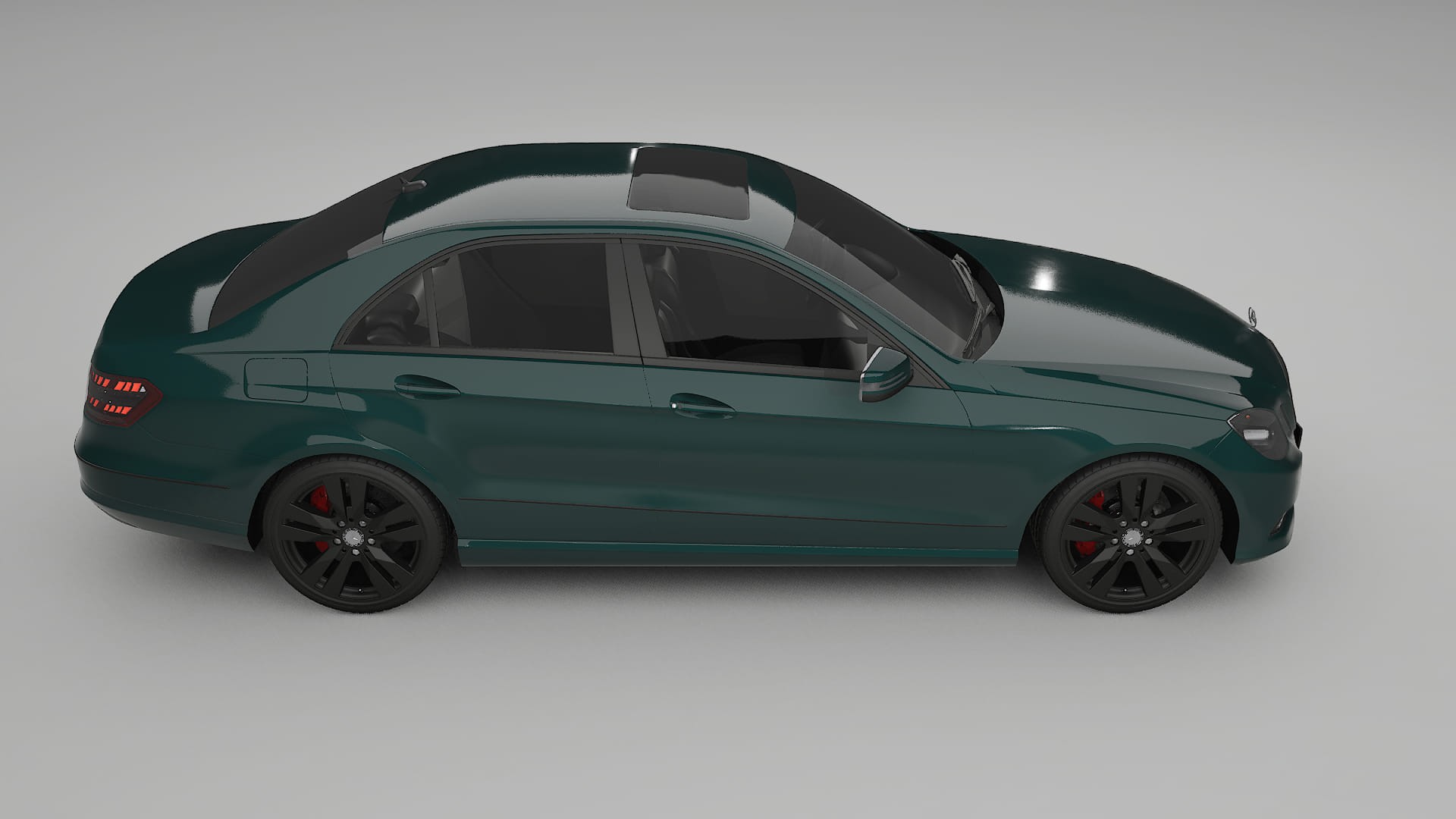 Mercedes E Class Sedan W212 Prefacelift pre LCI TPU Lackskyddsfilm | INFERNO Färgskiftande PPF – Komplett Förskuret Kit