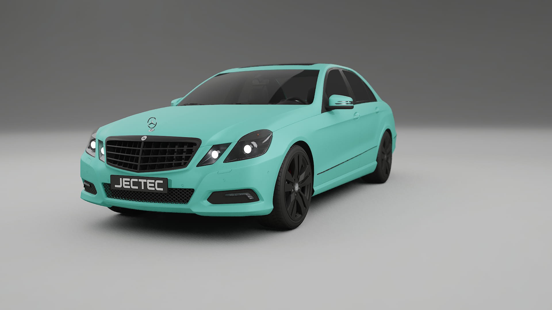 Mercedes E Class Sedan W212 Prefacelift pre LCI TPU Lackskyddsfilm | FROST Färgskiftande PPF – Komplett Förskuret Kit