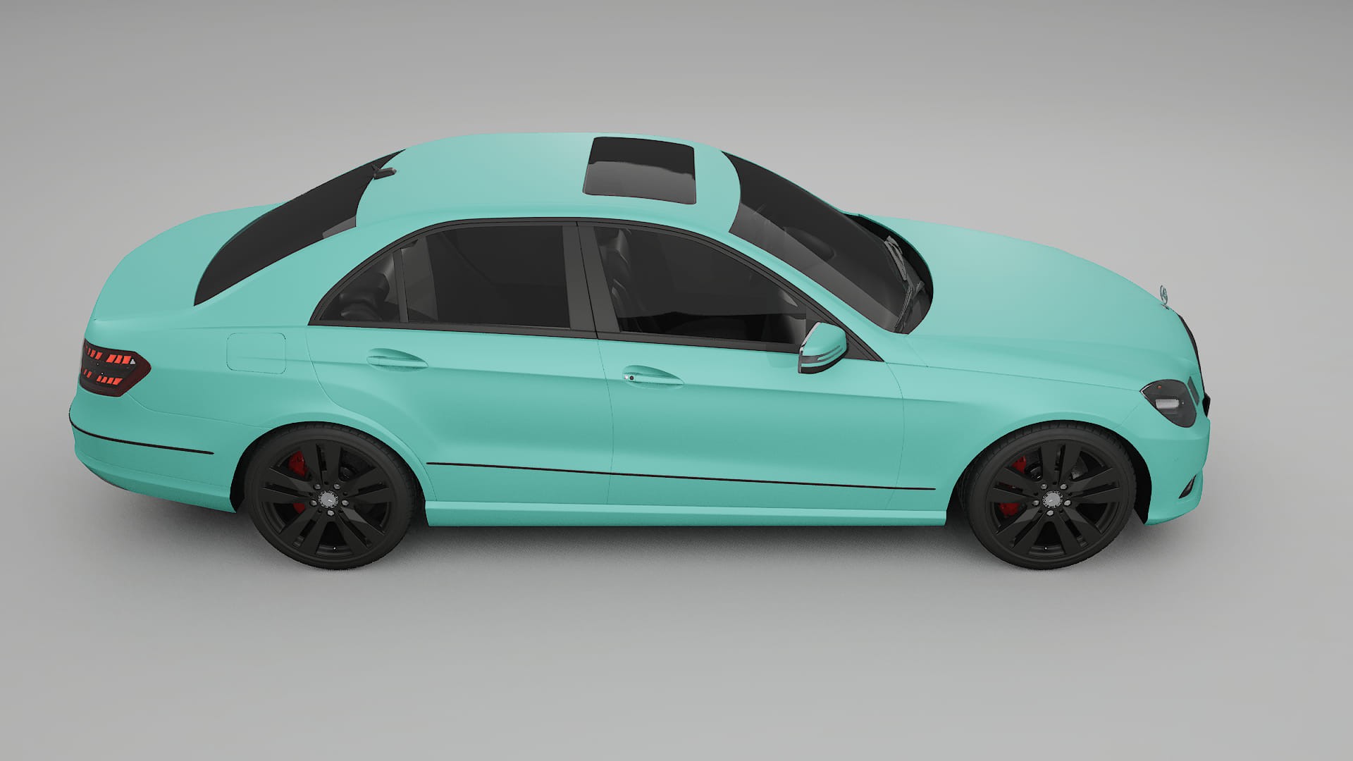 Mercedes E Class Sedan W212 Prefacelift pre LCI TPU Lackskyddsfilm | FROST Färgskiftande PPF – Komplett Förskuret Kit