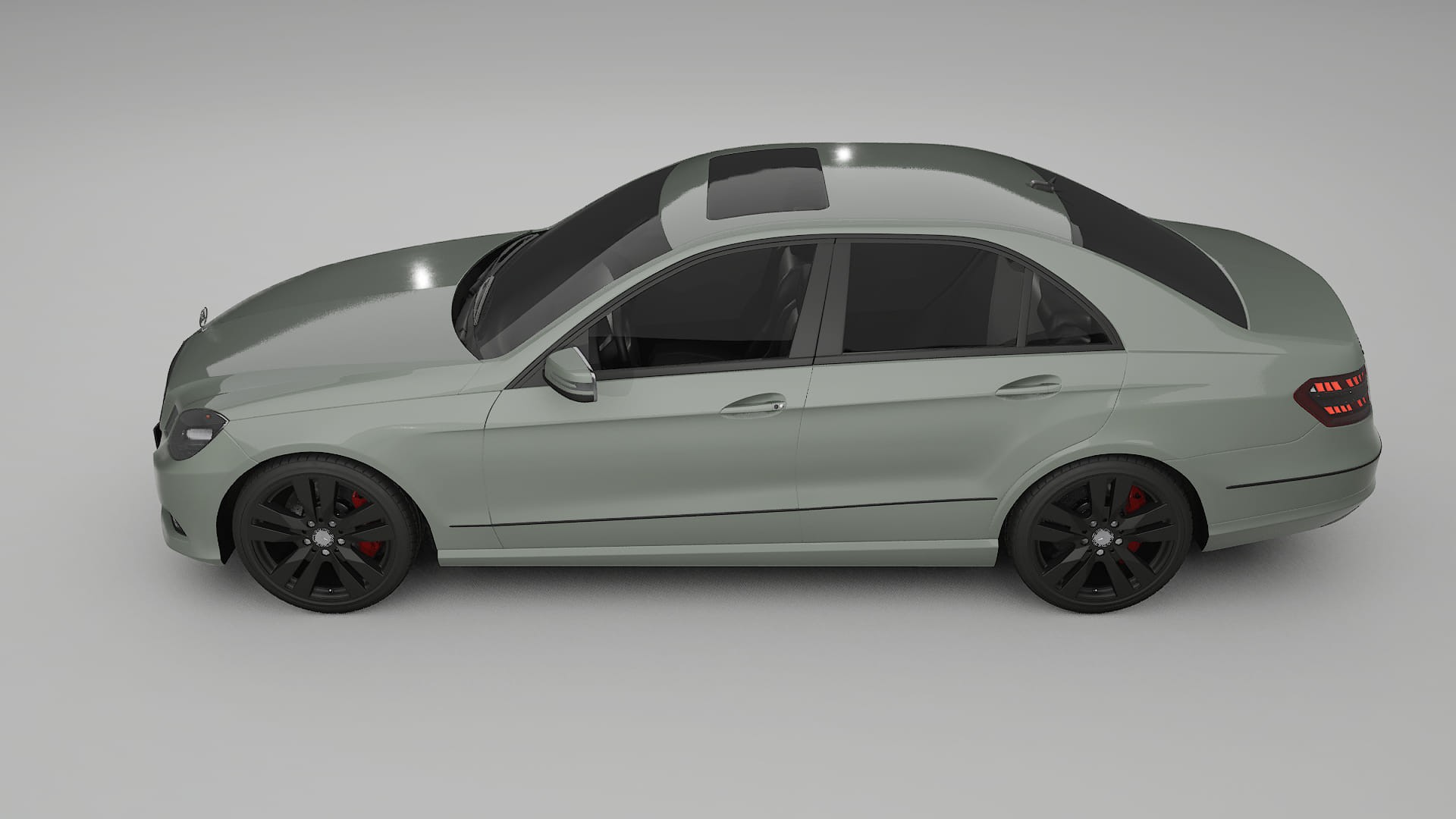 Mercedes E Class Sedan W212 Prefacelift pre LCI TPU Lackskyddsfilm | SLATE Färgskiftande PPF – Komplett Förskuret Kit