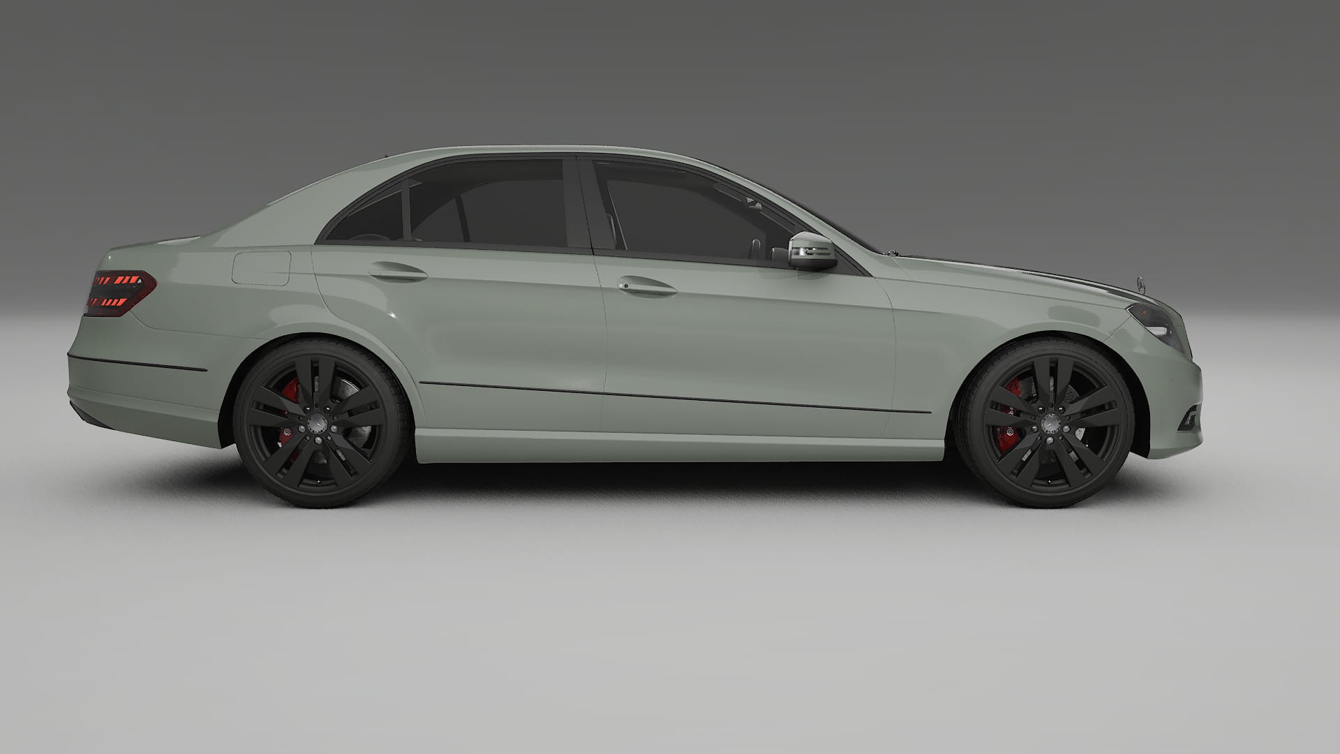 Mercedes E Class Sedan W212 Prefacelift pre LCI TPU Lackskyddsfilm | SLATE Färgskiftande PPF – Komplett Förskuret Kit