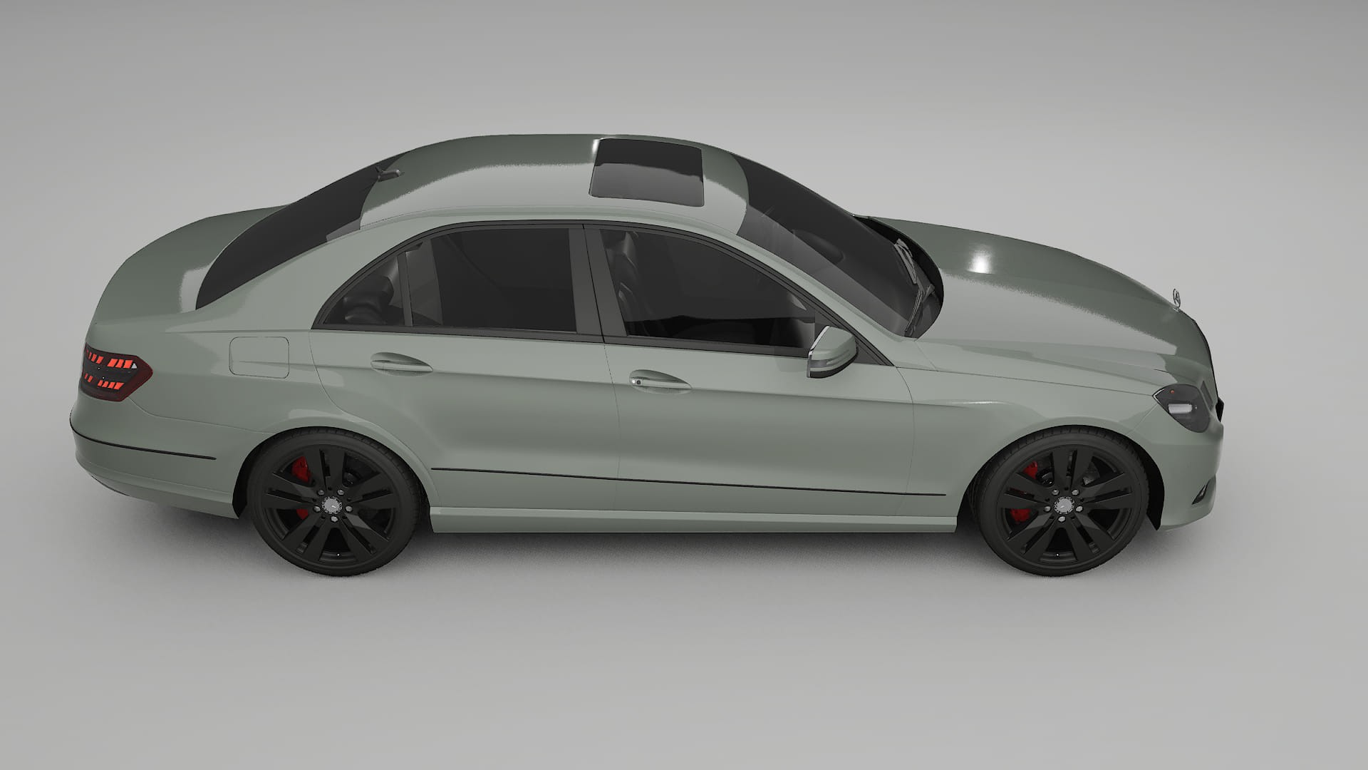 Mercedes E Class Sedan W212 Prefacelift pre LCI TPU Lackskyddsfilm | SLATE Färgskiftande PPF – Komplett Förskuret Kit