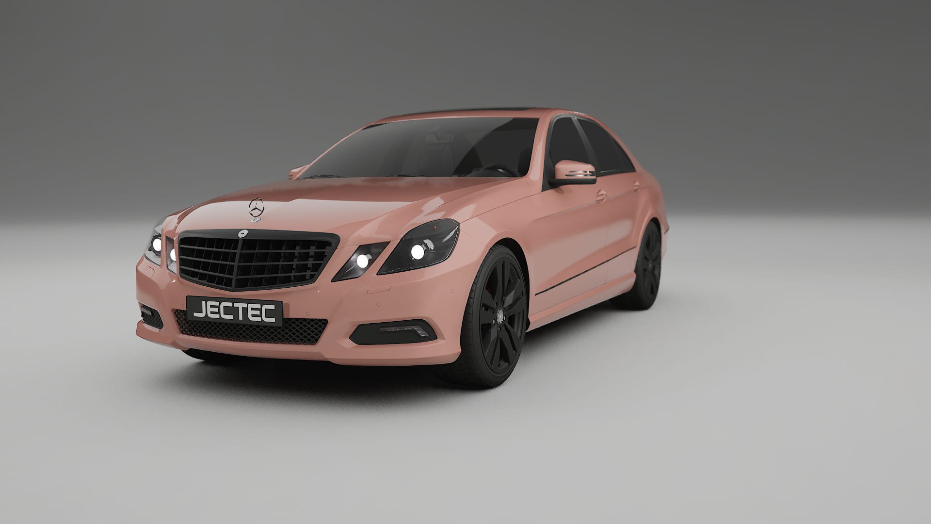 Mercedes E Class Sedan W212 Prefacelift pre LCI TPU Lackskyddsfilm | BLUSH Färgskiftande PPF – Komplett Förskuret Kit