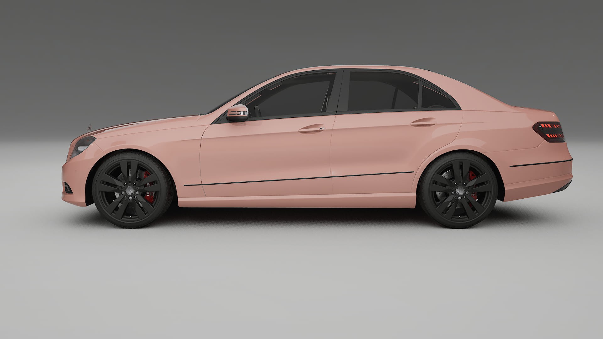 Mercedes E Class Sedan W212 Prefacelift pre LCI TPU Lackskyddsfilm | BLUSH Färgskiftande PPF – Komplett Förskuret Kit