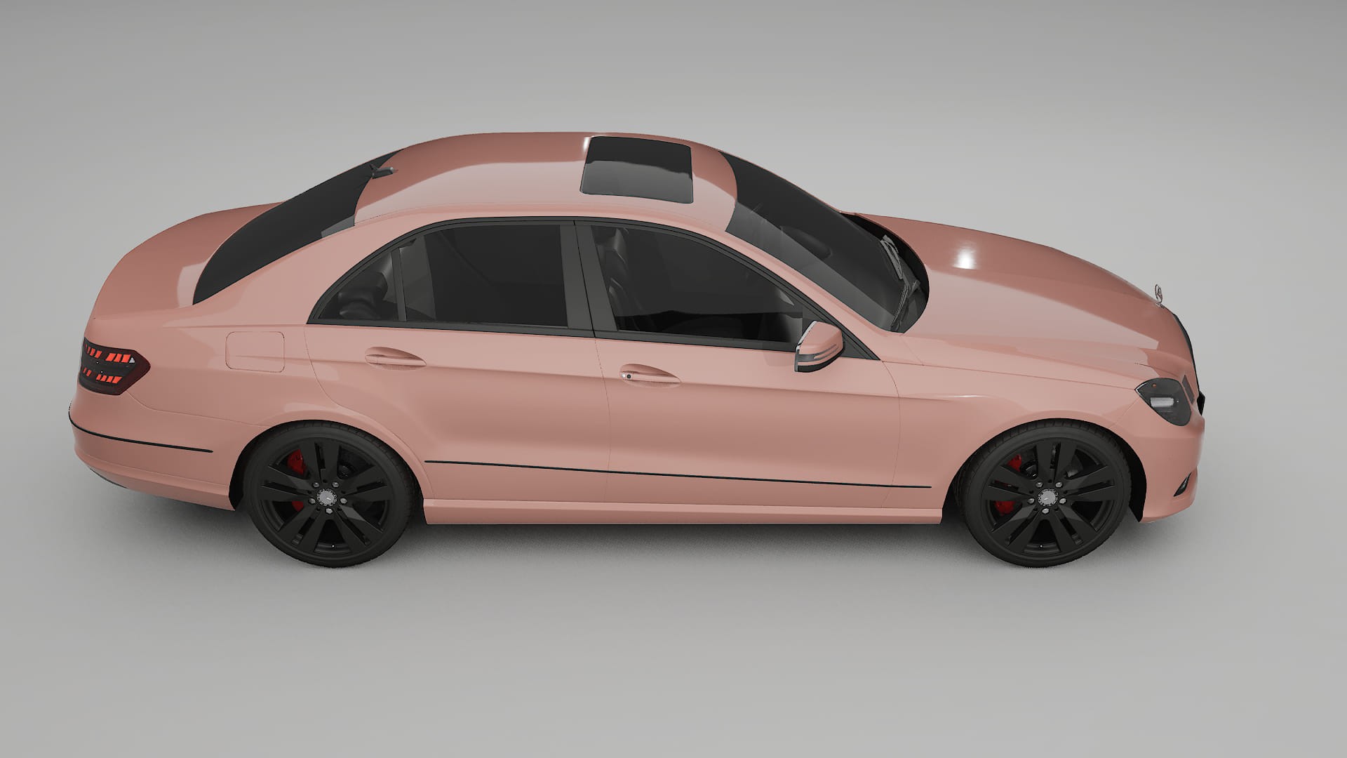 Mercedes E Class Sedan W212 Prefacelift pre LCI TPU Lackskyddsfilm | BLUSH Färgskiftande PPF – Komplett Förskuret Kit