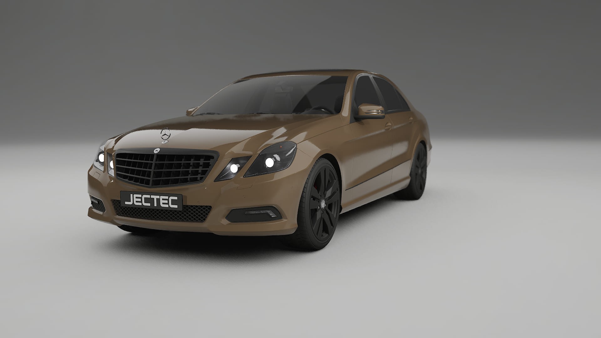 Mercedes E Class Sedan W212 Prefacelift pre LCI TPU Lackskyddsfilm | SAHARA Färgskiftande PPF – Komplett Förskuret Kit