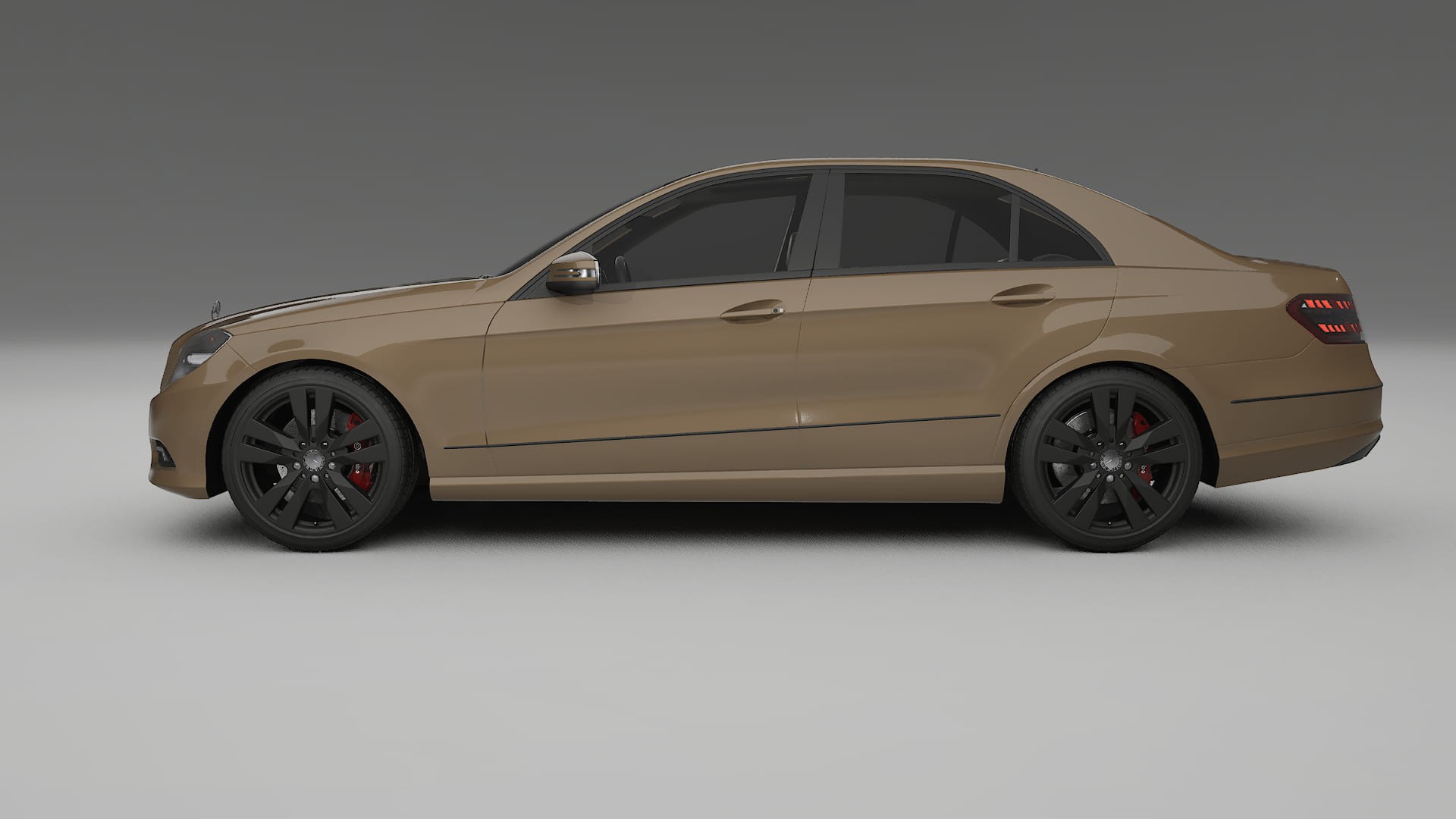 Mercedes E Class Sedan W212 Prefacelift pre LCI TPU Lackskyddsfilm | SAHARA Färgskiftande PPF – Komplett Förskuret Kit