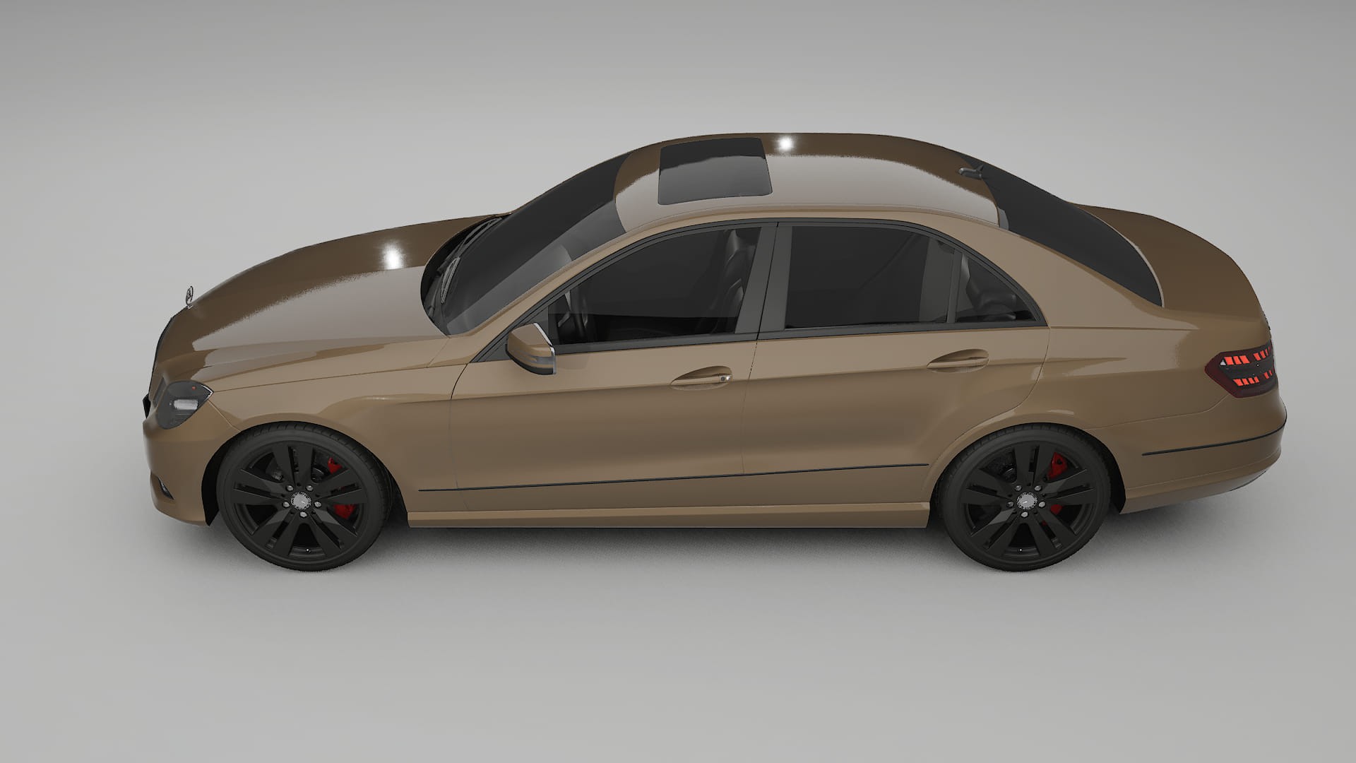 Mercedes E Class Sedan W212 Prefacelift pre LCI TPU Lackskyddsfilm | SAHARA Färgskiftande PPF – Komplett Förskuret Kit