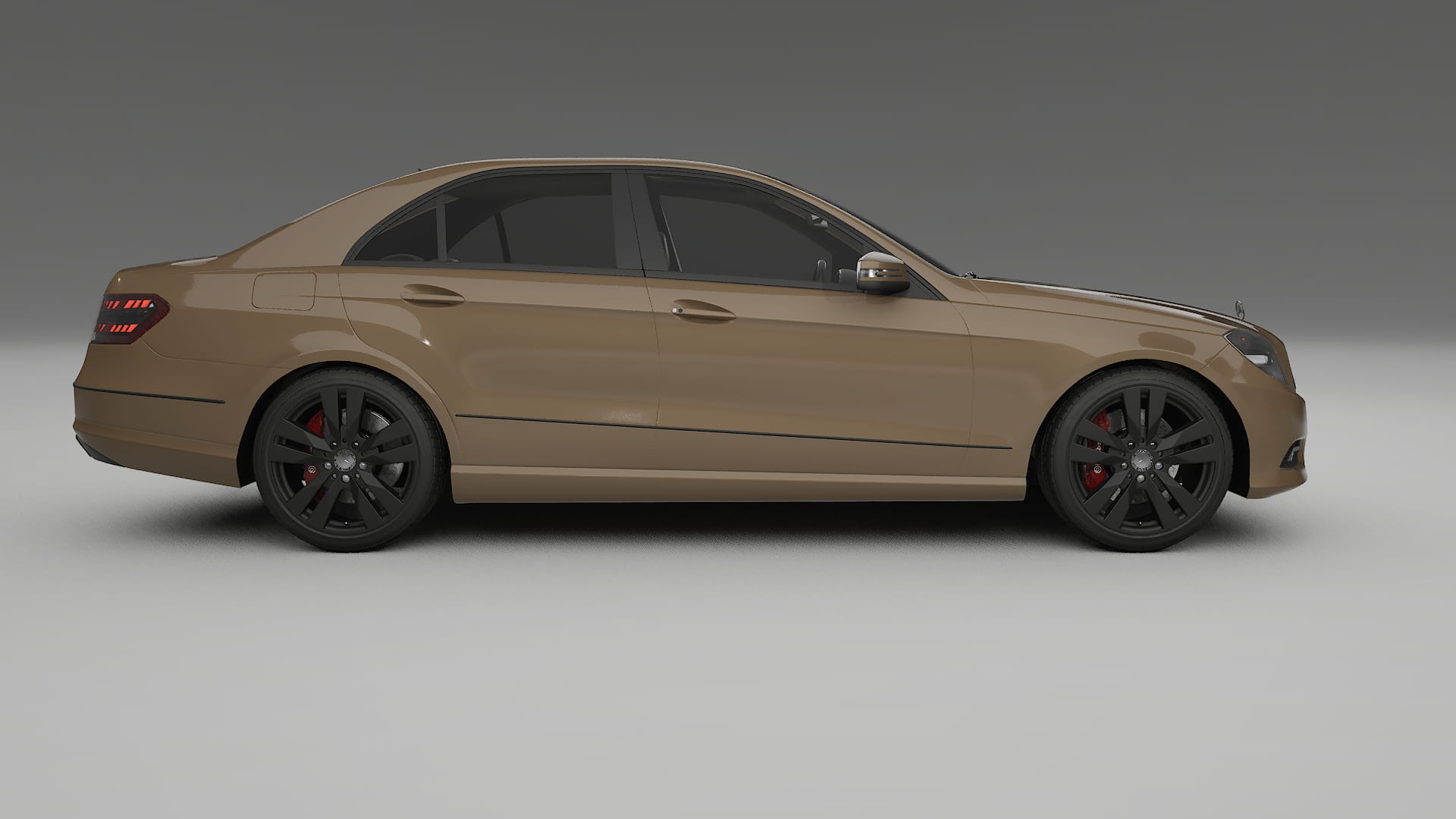 Mercedes E Class Sedan W212 Prefacelift pre LCI TPU Lackskyddsfilm | SAHARA Färgskiftande PPF – Komplett Förskuret Kit