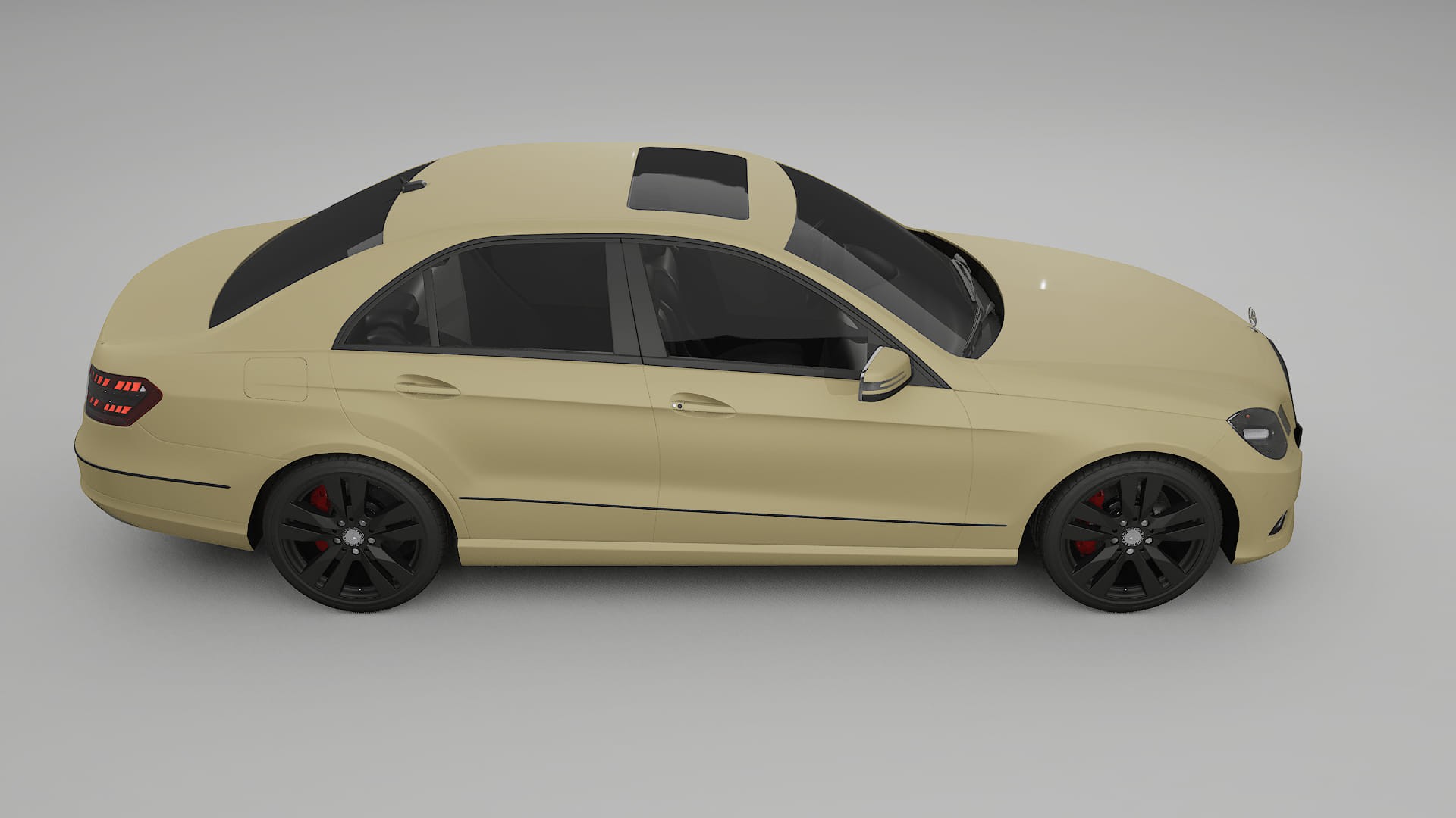 Mercedes E Class Sedan W212 Prefacelift pre LCI TPU Lackskyddsfilm | SAND Färgskiftande PPF – Komplett Förskuret Kit