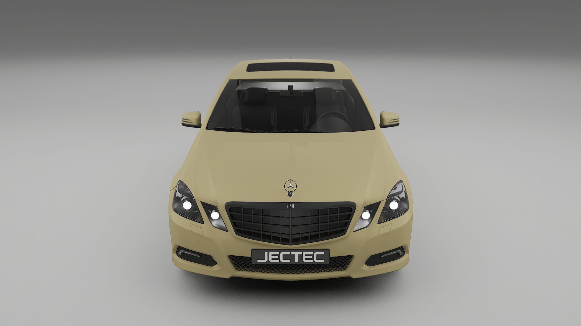 Mercedes E Class Sedan W212 Prefacelift pre LCI TPU Lackskyddsfilm | SAND Färgskiftande PPF – Komplett Förskuret Kit