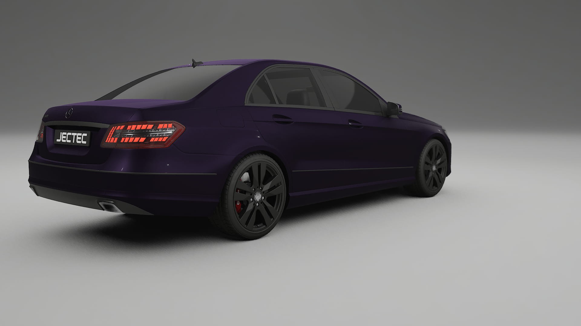 Mercedes E Class Sedan W212 Prefacelift pre LCI TPU Lackskyddsfilm | VIOLET Färgskiftande PPF – Komplett Förskuret Kit