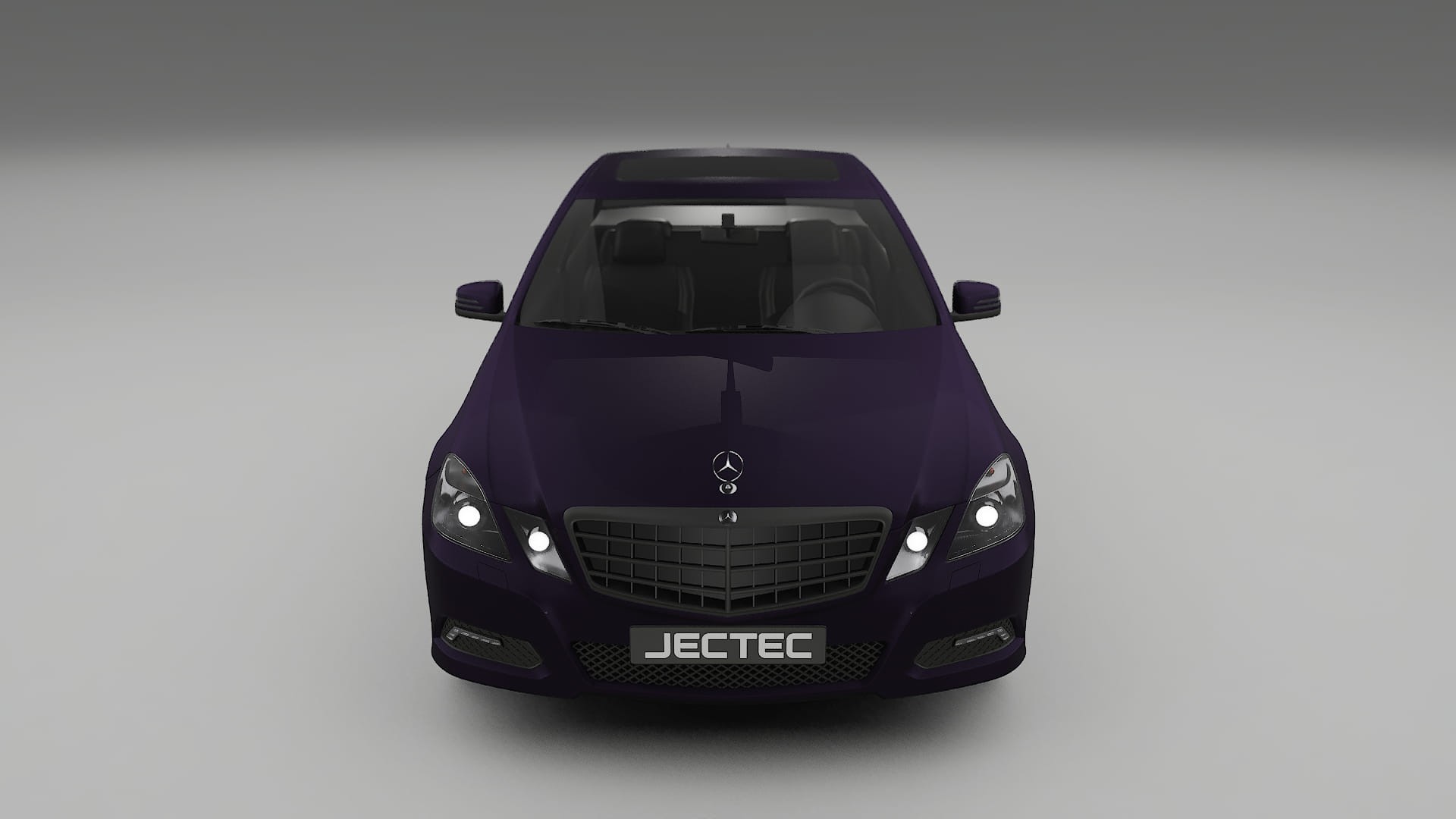 Mercedes E Class Sedan W212 Prefacelift pre LCI TPU Lackskyddsfilm | VIOLET Färgskiftande PPF – Komplett Förskuret Kit