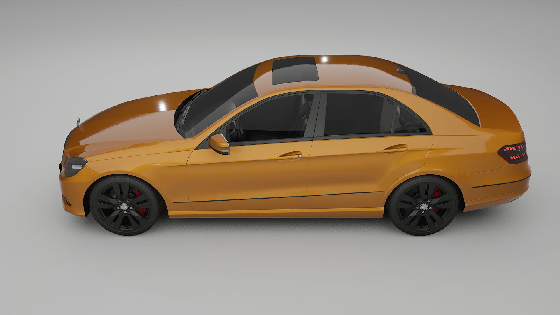 Mercedes E Class Sedan W212 Prefacelift pre LCI TPU Lackskyddsfilm | DAISY Färgskiftande PPF – Komplett Förskuret Kit