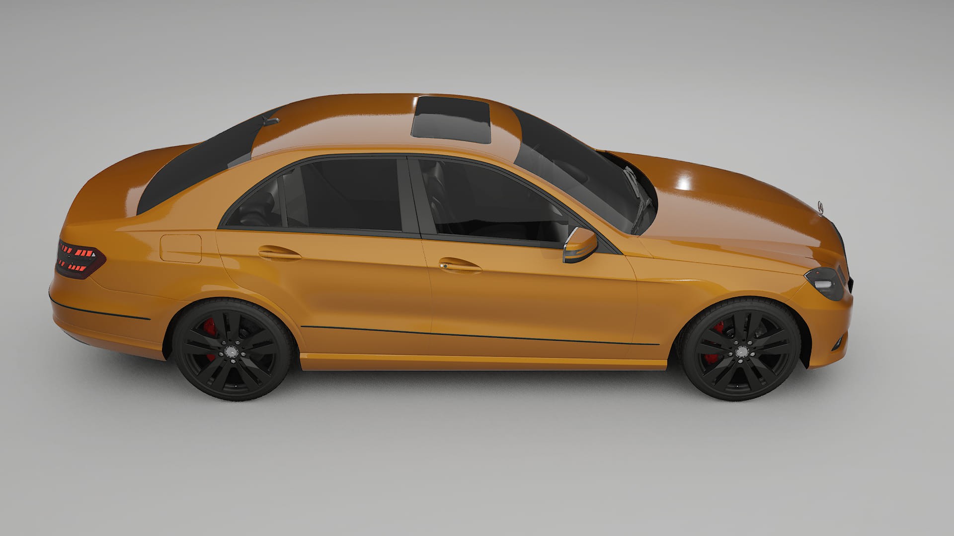 Mercedes E Class Sedan W212 Prefacelift pre LCI TPU Lackskyddsfilm | DAISY Färgskiftande PPF – Komplett Förskuret Kit