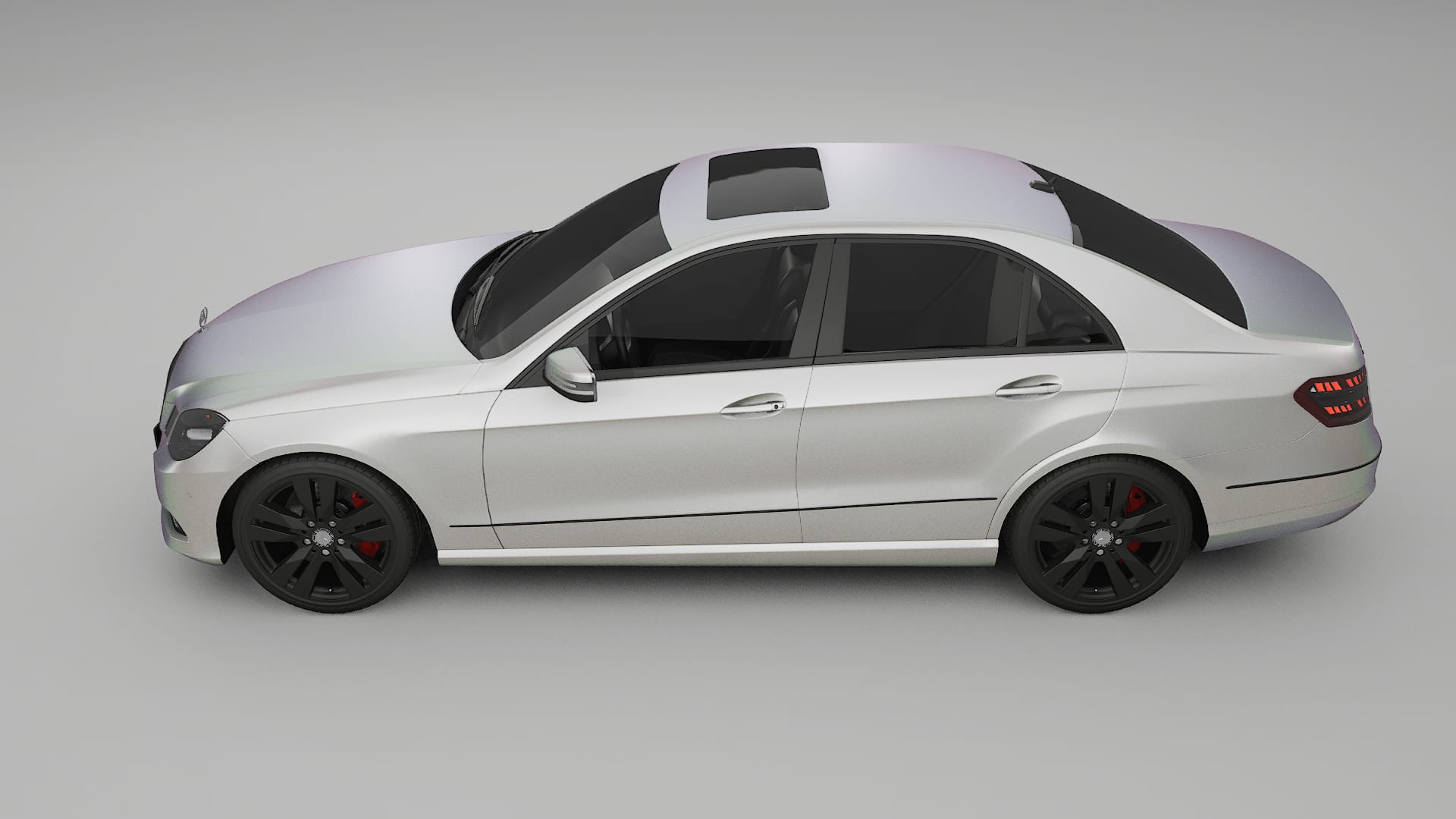 Mercedes E Class Sedan W212 Prefacelift pre LCI TPU Lackskyddsfilm | NEBULA Färgskiftande PPF – Komplett Förskuret Kit