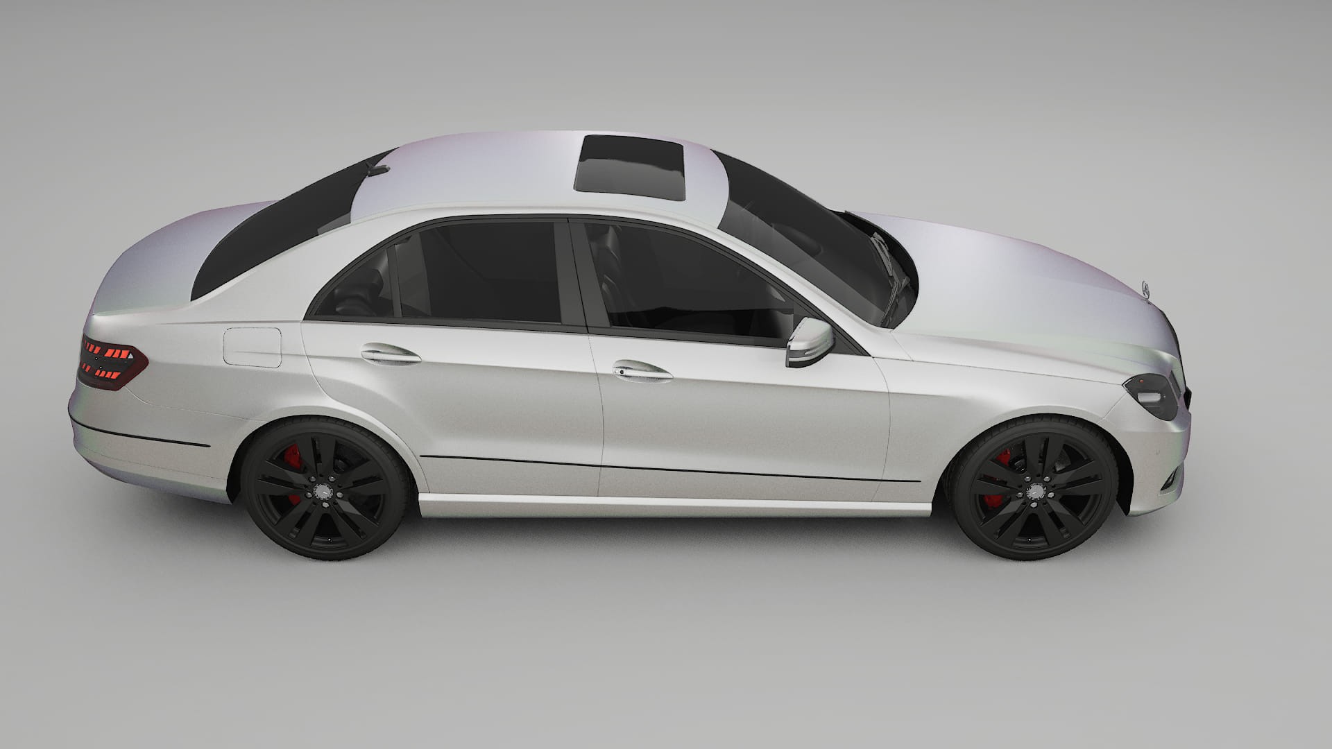 Mercedes E Class Sedan W212 Prefacelift pre LCI TPU Lackskyddsfilm | NEBULA Färgskiftande PPF – Komplett Förskuret Kit